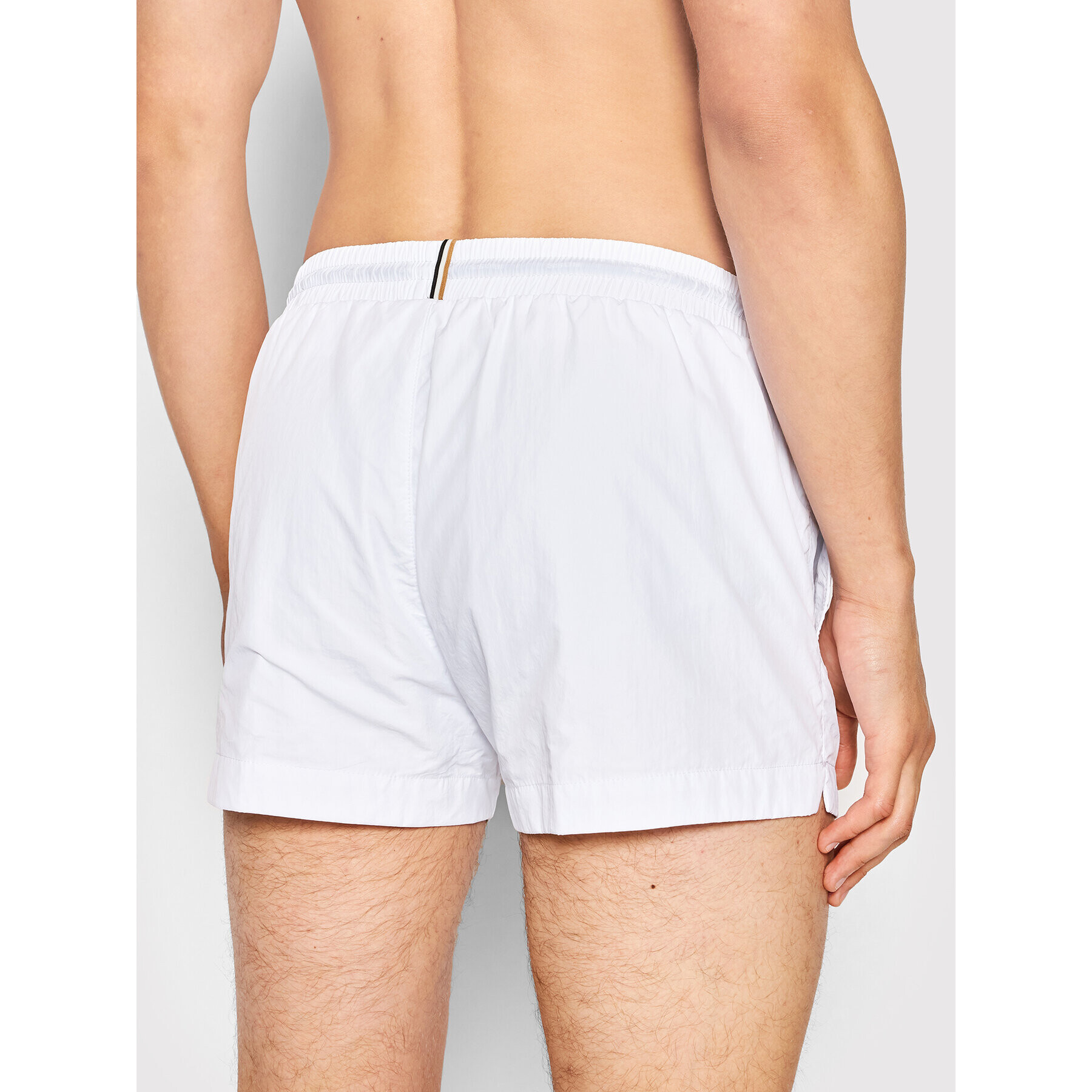 Boss Плувни шорти Mooneye 50469280 Бял Regular Fit - Pepit.bg