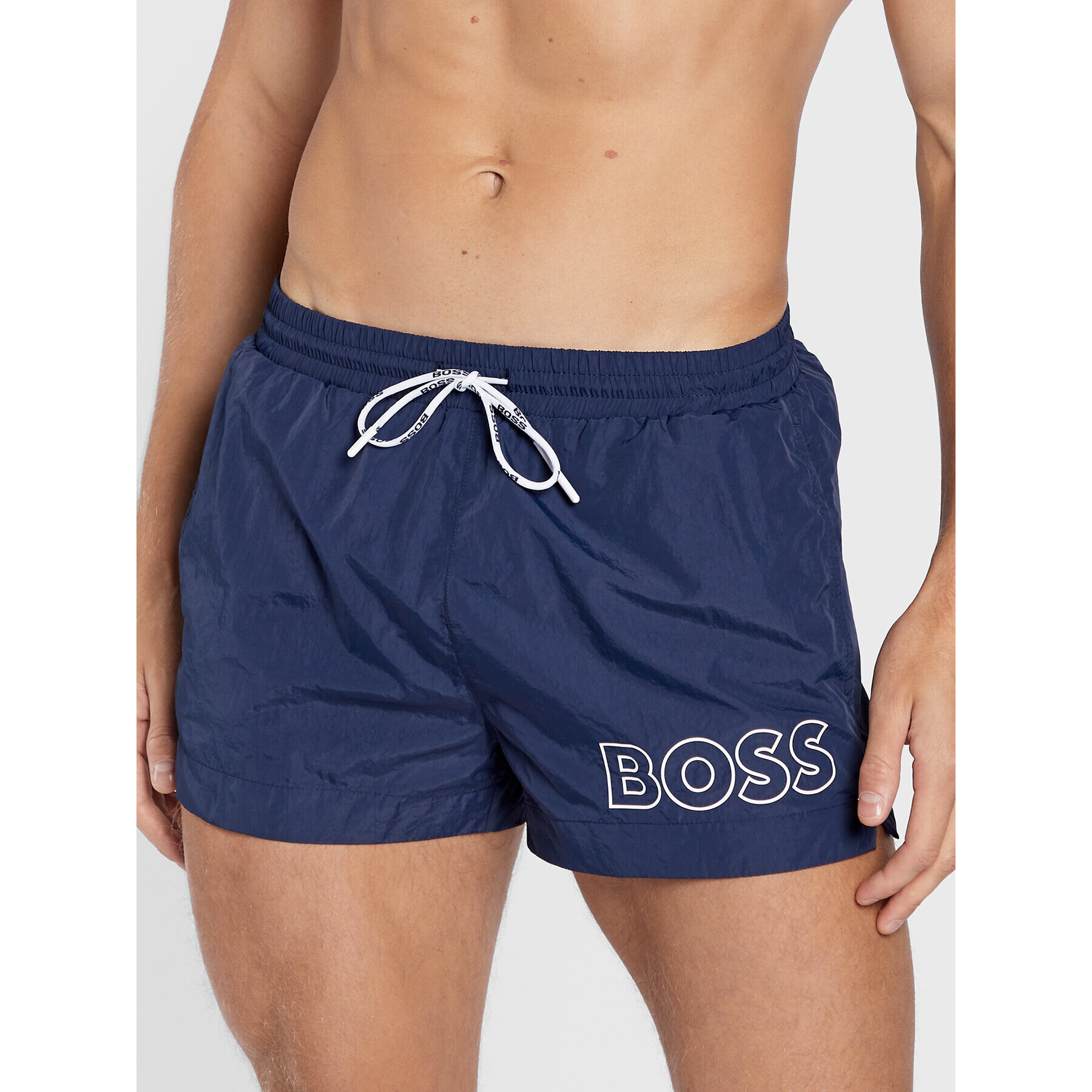 Boss Плувни шорти Mooneye 50469280 Тъмносин Regular Fit - Pepit.bg