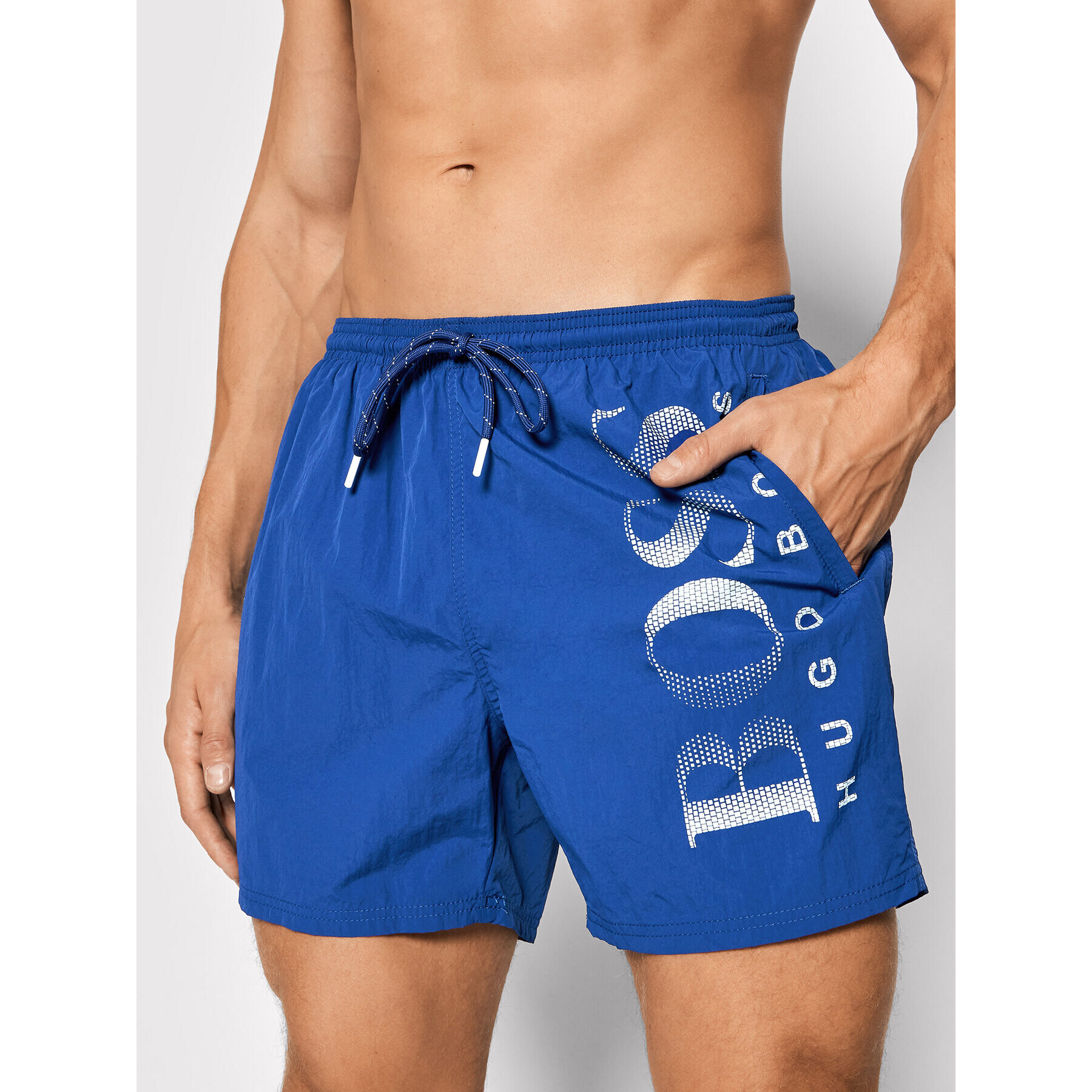 Boss Плувни шорти Octopus 50371268 Син Regular Fit - Pepit.bg