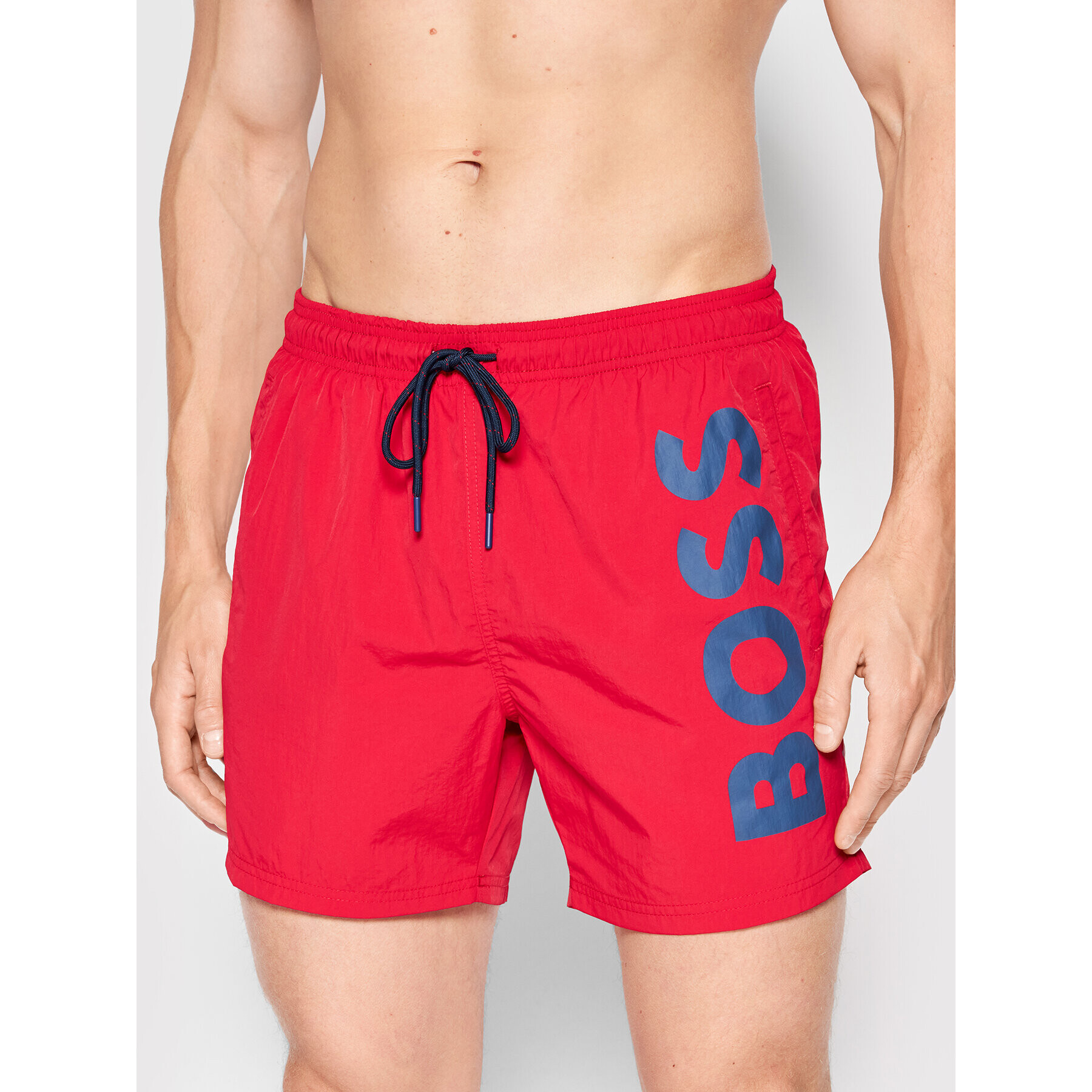 Boss Плувни шорти Octopus 50469594 Червен Regular Fit - Pepit.bg