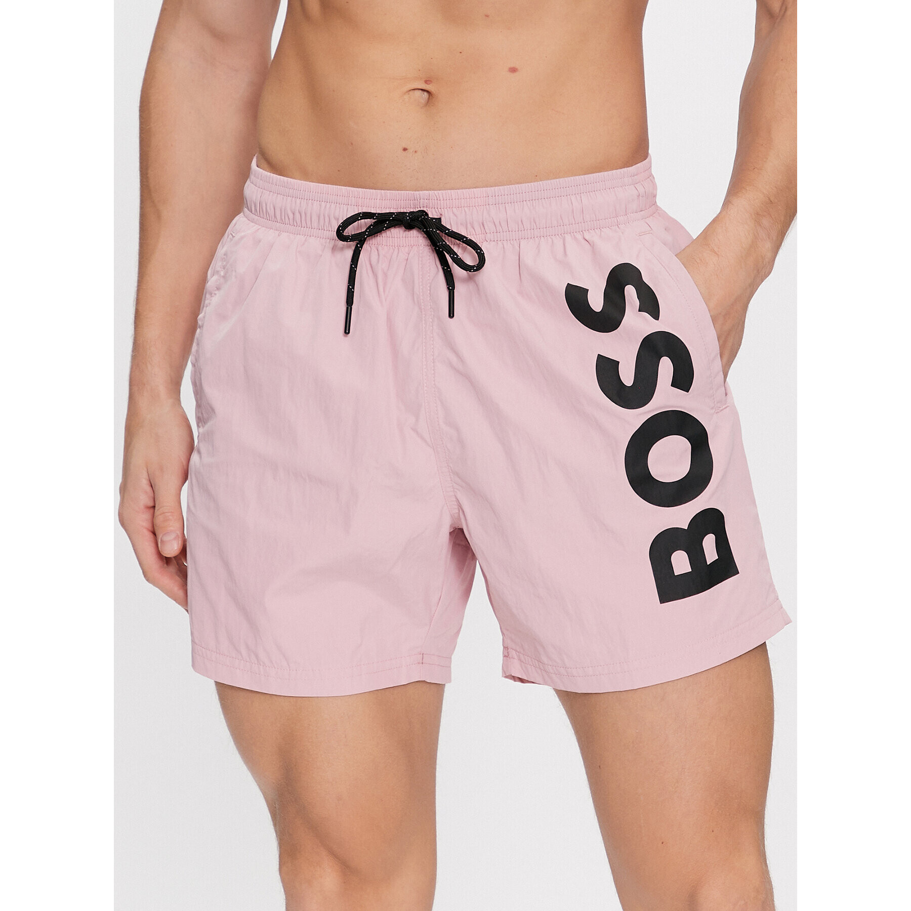 Boss Плувни шорти Octopus 50469594 Розов Regular Fit - Pepit.bg