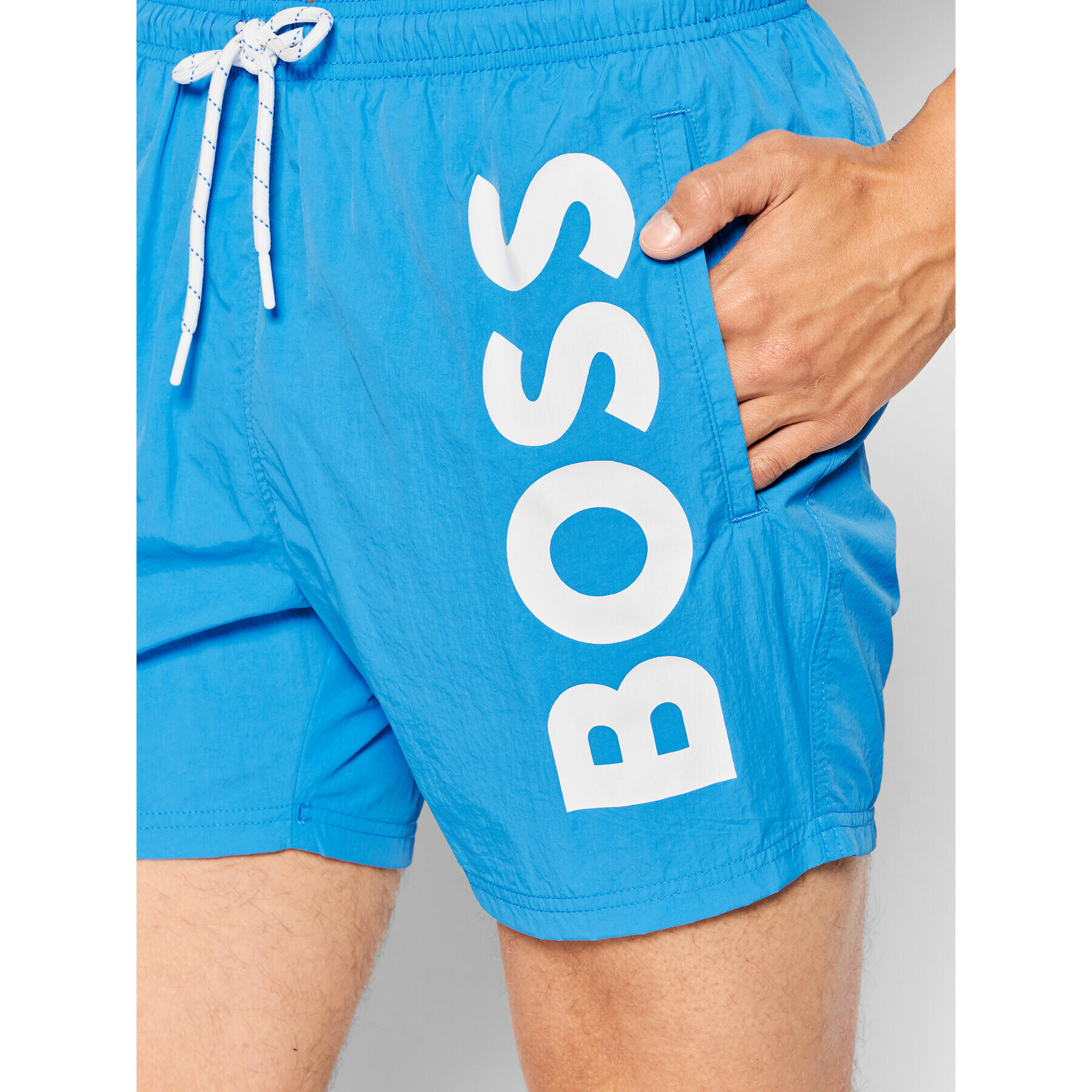 Boss Плувни шорти Octopus 50469594 Син Regular Fit - Pepit.bg