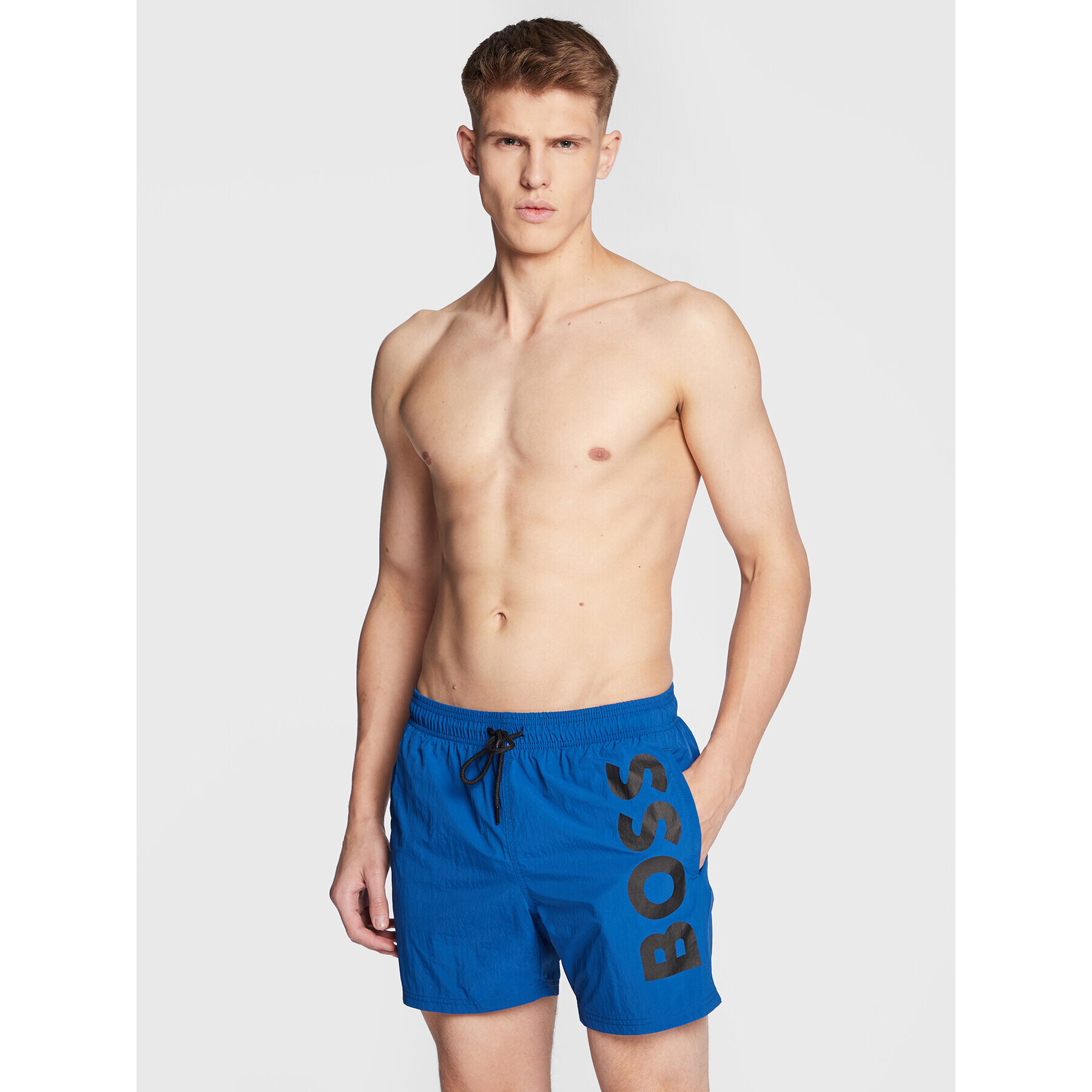 Boss Плувни шорти Octopus 50469594 Син Regular Fit - Pepit.bg