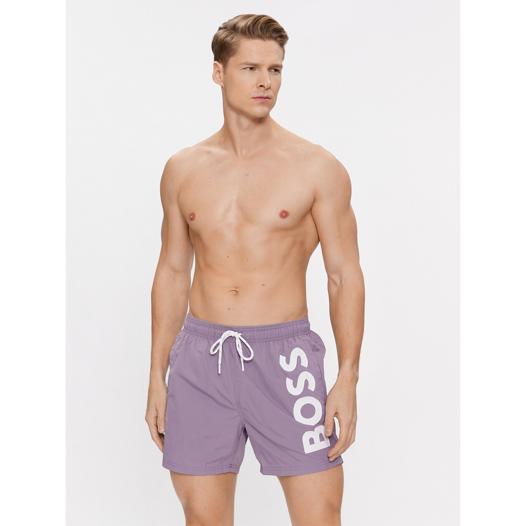 Boss Плувни шорти Octopus 50469594 Виолетов Regular Fit - Pepit.bg