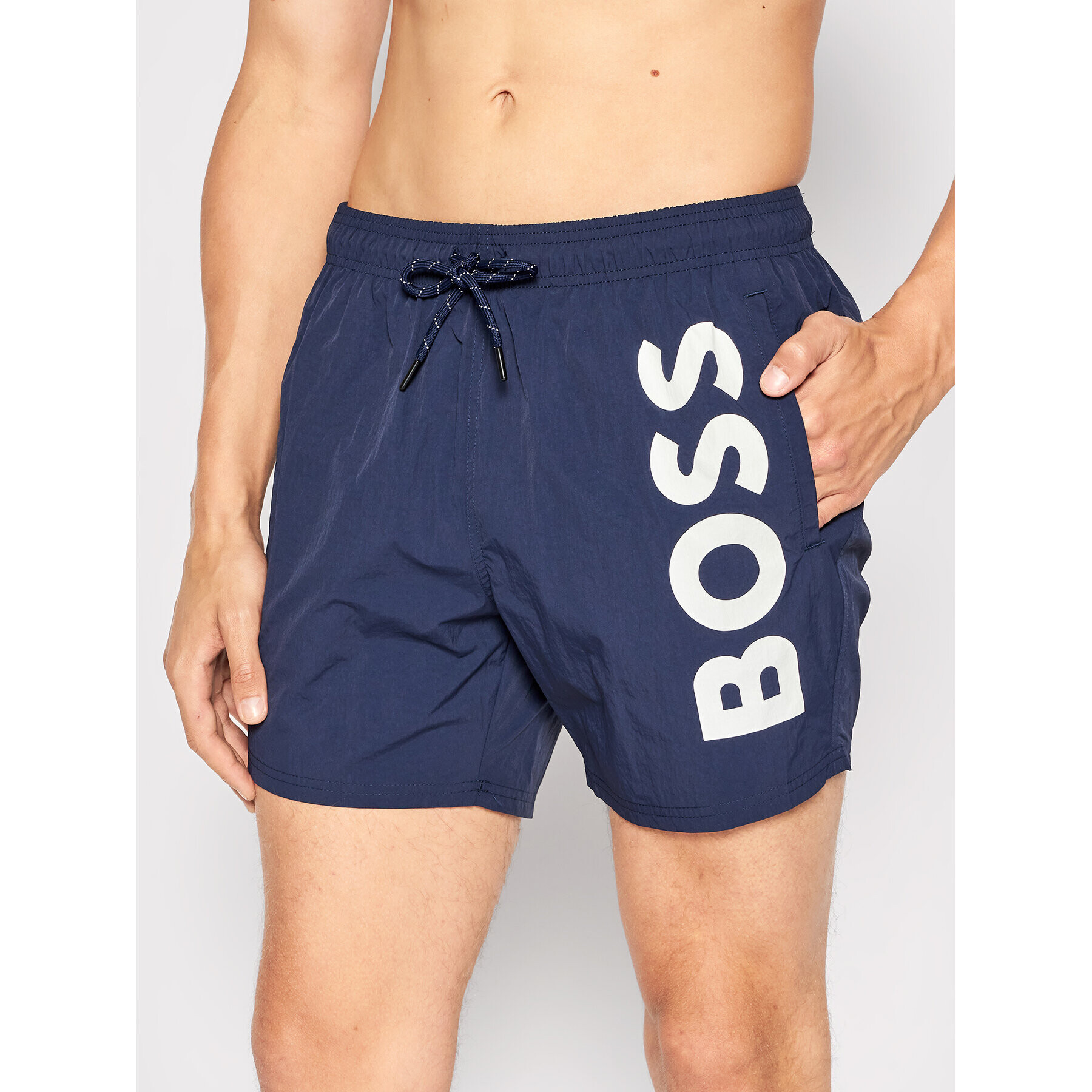 Boss Плувни шорти Octopus 50469602 Тъмносин Regular Fit - Pepit.bg