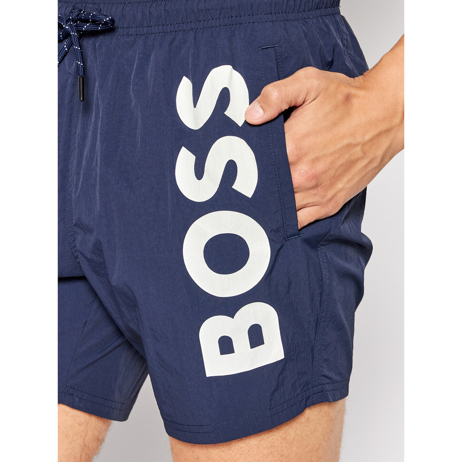 Boss Плувни шорти Octopus 50469602 Тъмносин Regular Fit - Pepit.bg