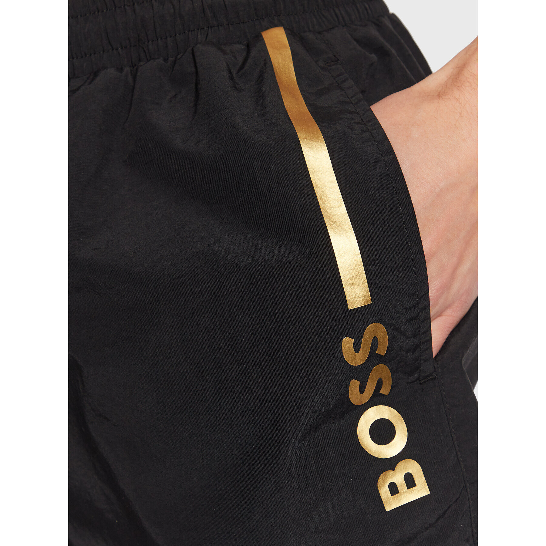 Boss Плувни шорти Ole 50484440 Черен Regular Fit - Pepit.bg