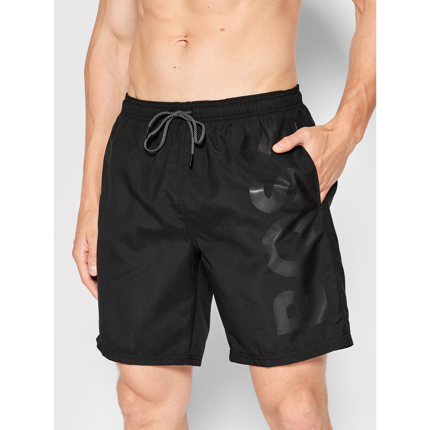 Boss Плувни шорти Orca 50469614 Черен Regular Fit - Pepit.bg