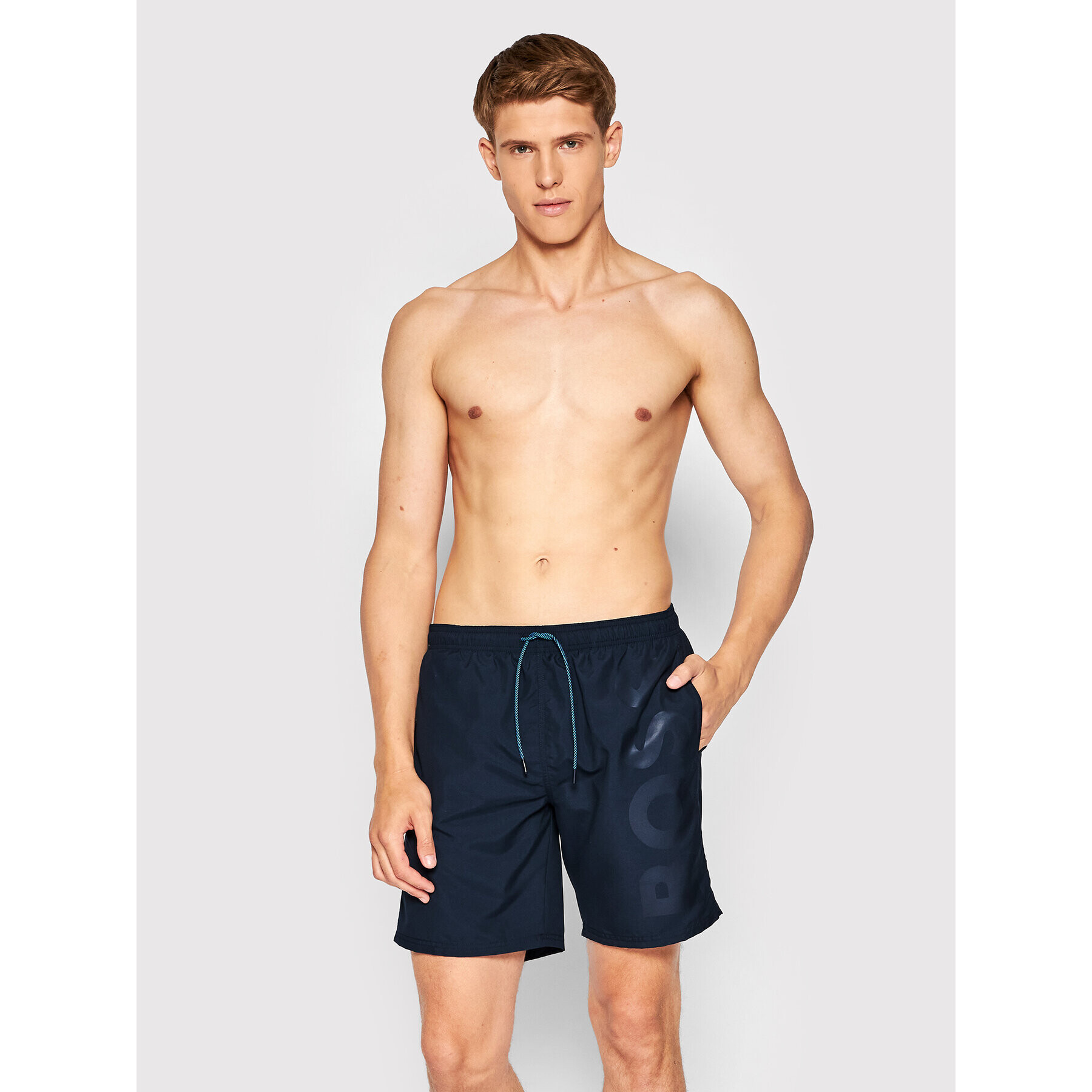 Boss Плувни шорти Orca 50469614 Тъмносин Regular Fit - Pepit.bg