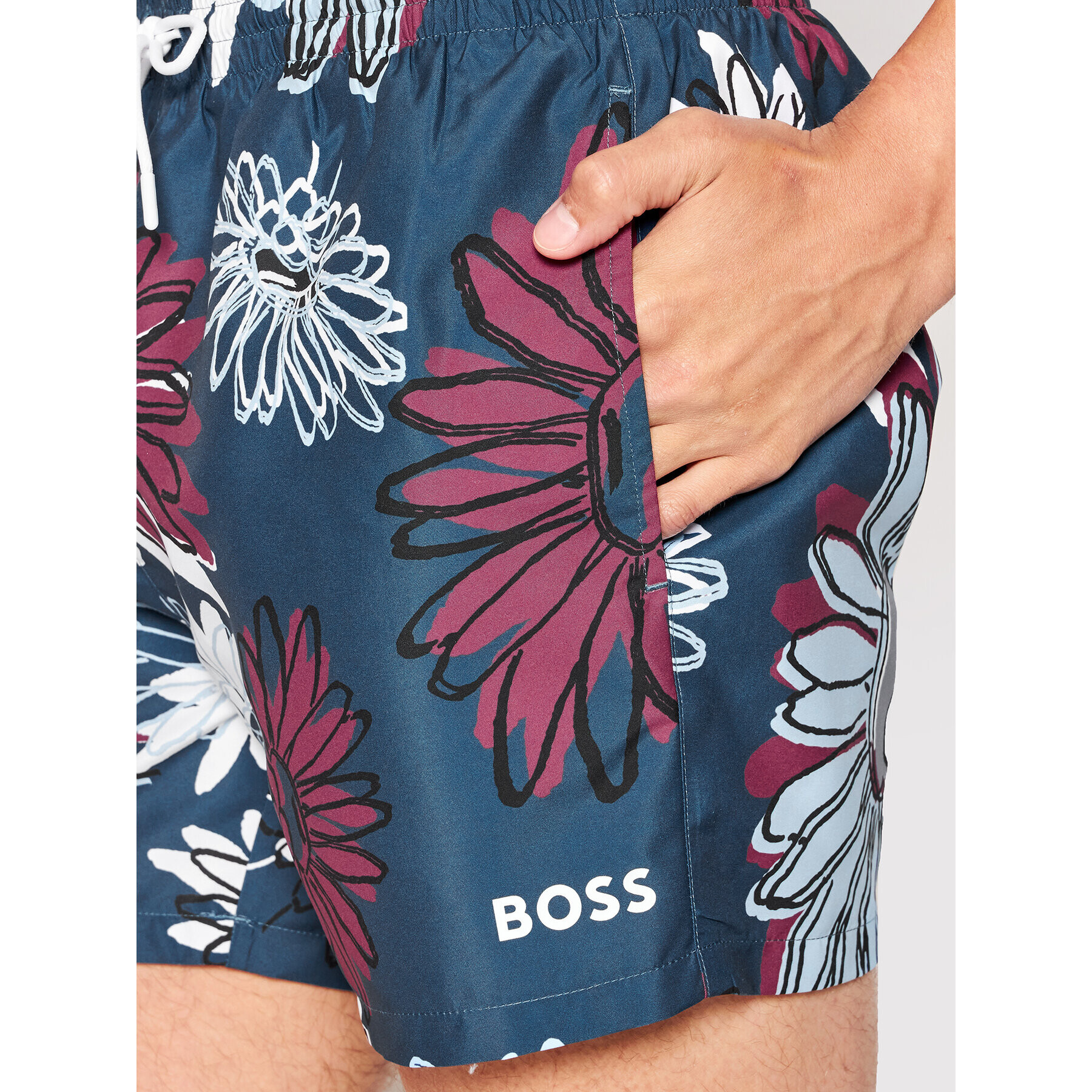 Boss Плувни шорти Piranha 50473762 Цветен Regular Fit - Pepit.bg