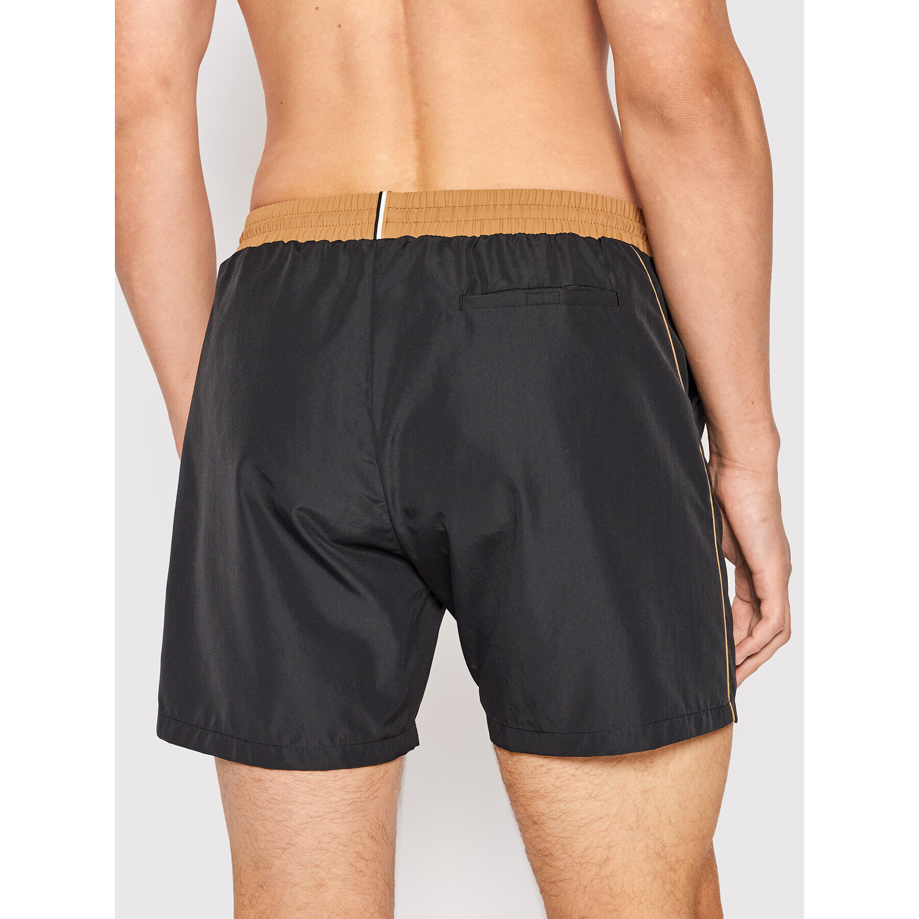 Boss Плувни шорти Starfish 50469302 Черен Regular Fit - Pepit.bg