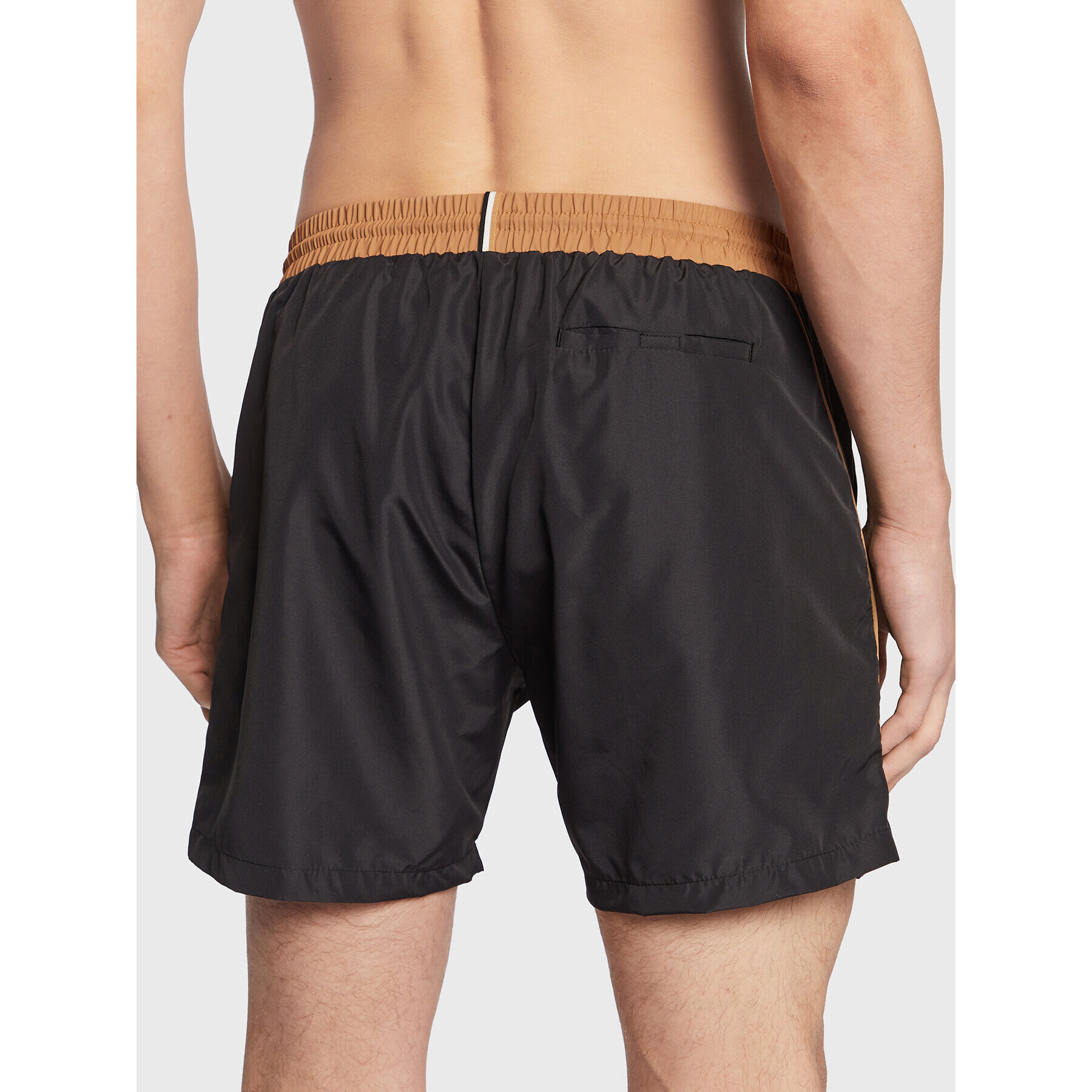 Boss Плувни шорти Starfish 50469302 Черен Regular Fit - Pepit.bg