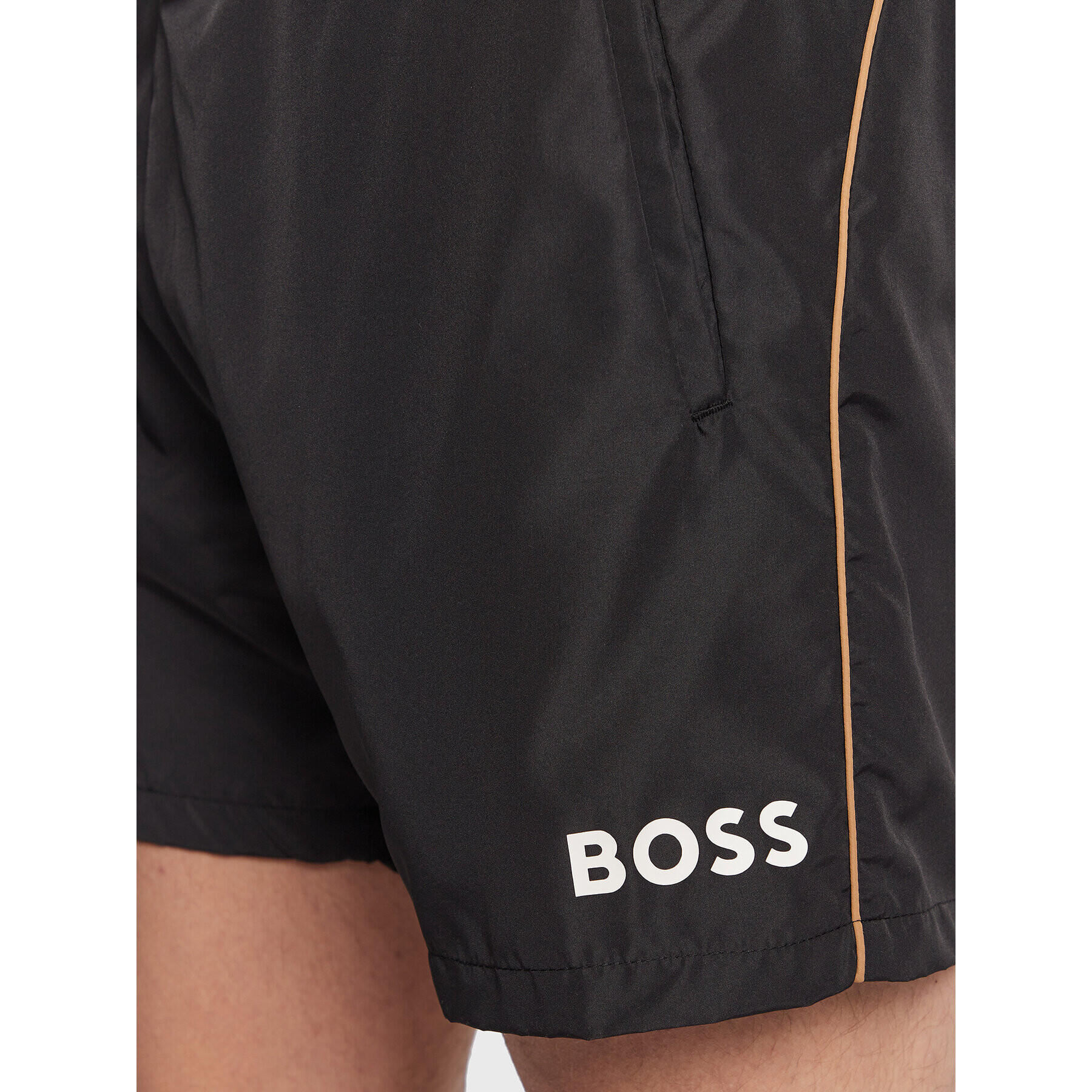 Boss Плувни шорти Starfish 50469302 Черен Regular Fit - Pepit.bg