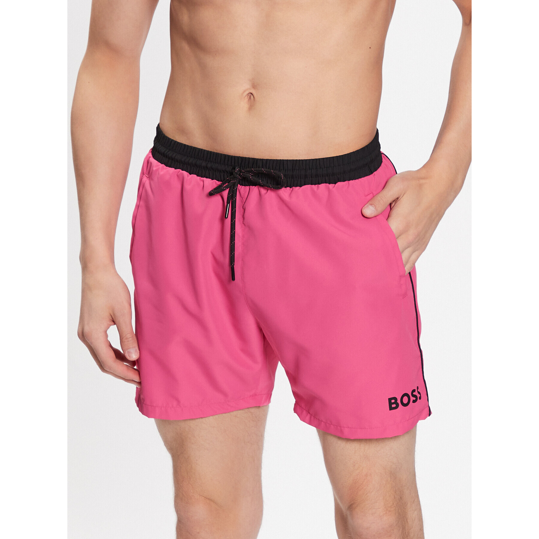 Boss Плувни шорти Starfish 50469302 Розов Regular Fit - Pepit.bg