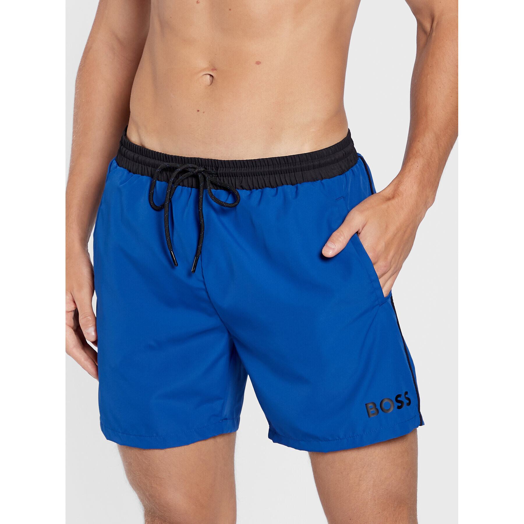 Boss Плувни шорти Starfish 50469302 Син Regular Fit - Pepit.bg