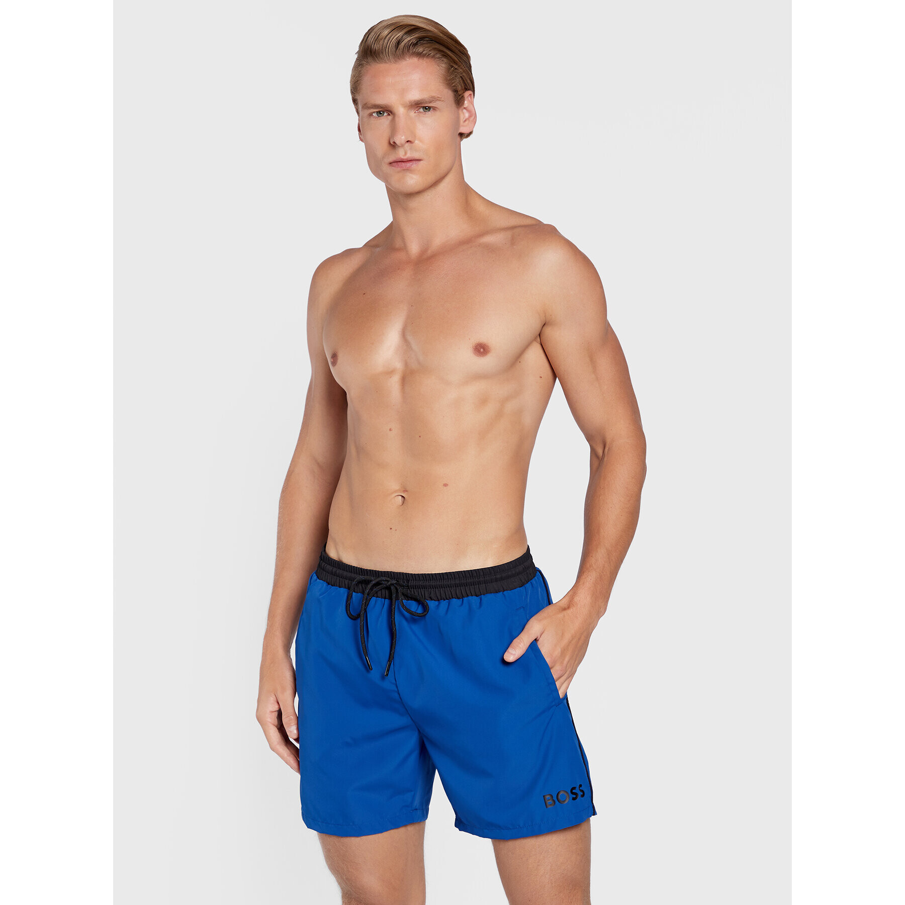 Boss Плувни шорти Starfish 50469302 Син Regular Fit - Pepit.bg