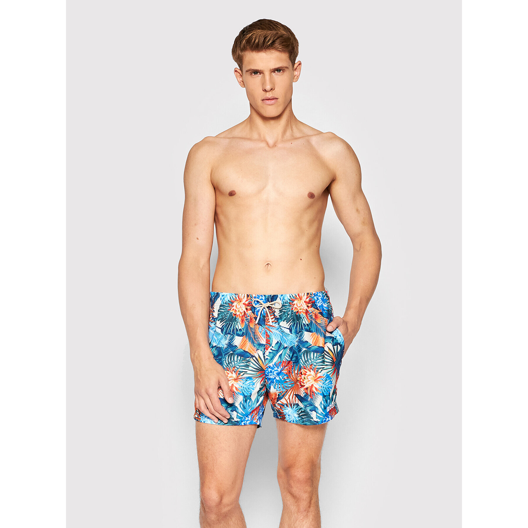 Boss Плувни шорти Turtle 50469321 Цветен Regular Fit - Pepit.bg