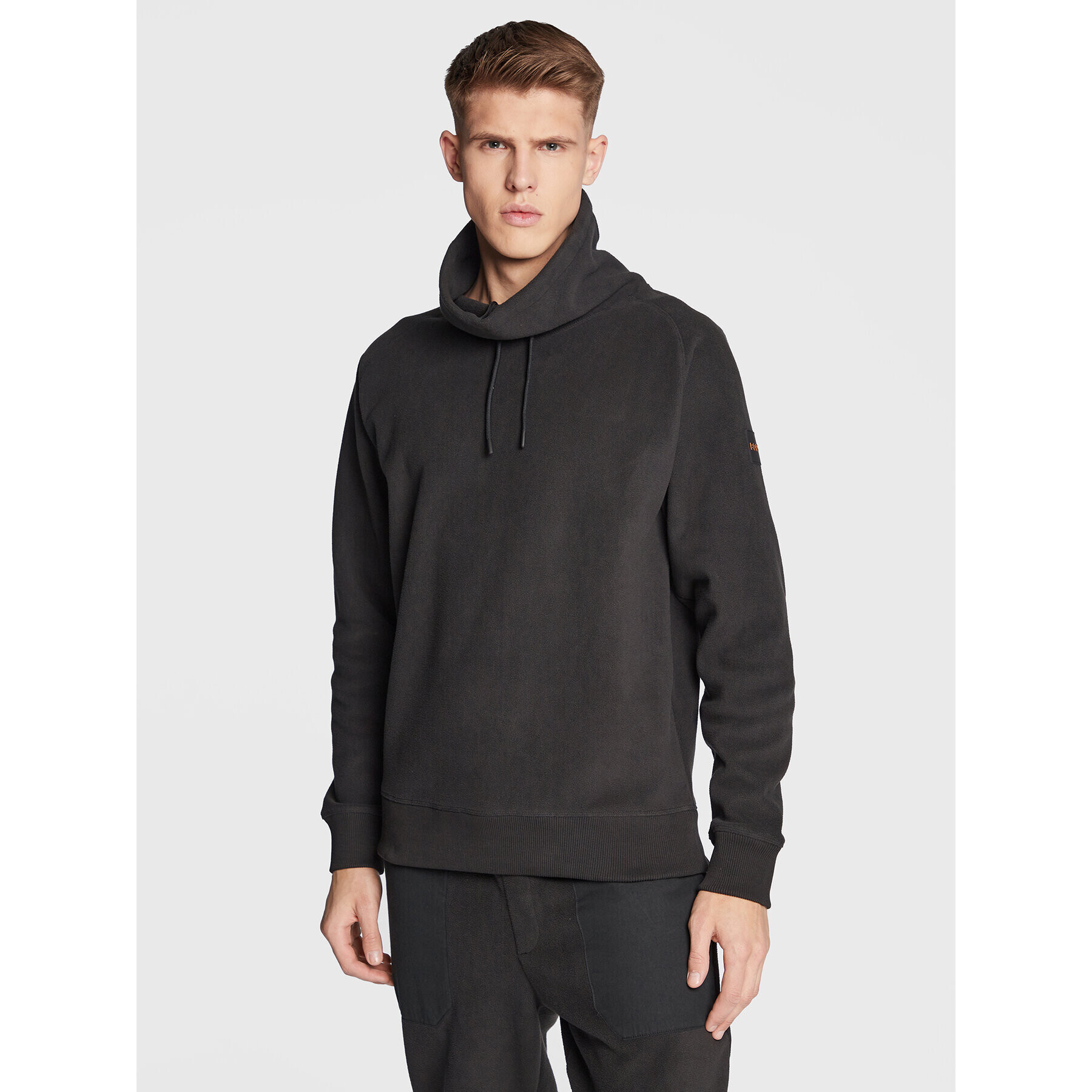 Boss Полар Wefleece 50476170 Черен Regular Fit - Pepit.bg