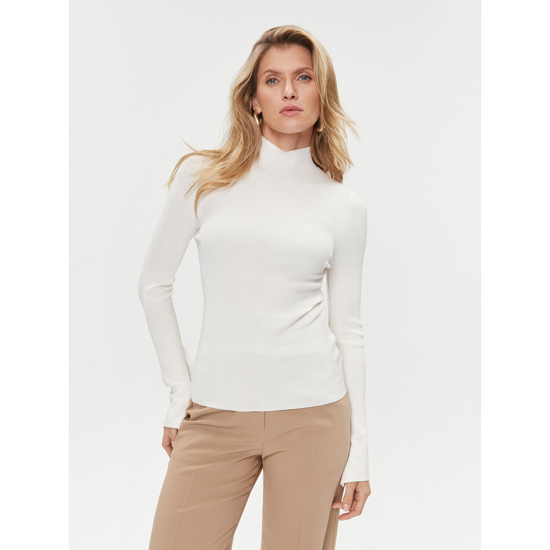 Boss Поло 50493851 Бял Slim Fit - Pepit.bg