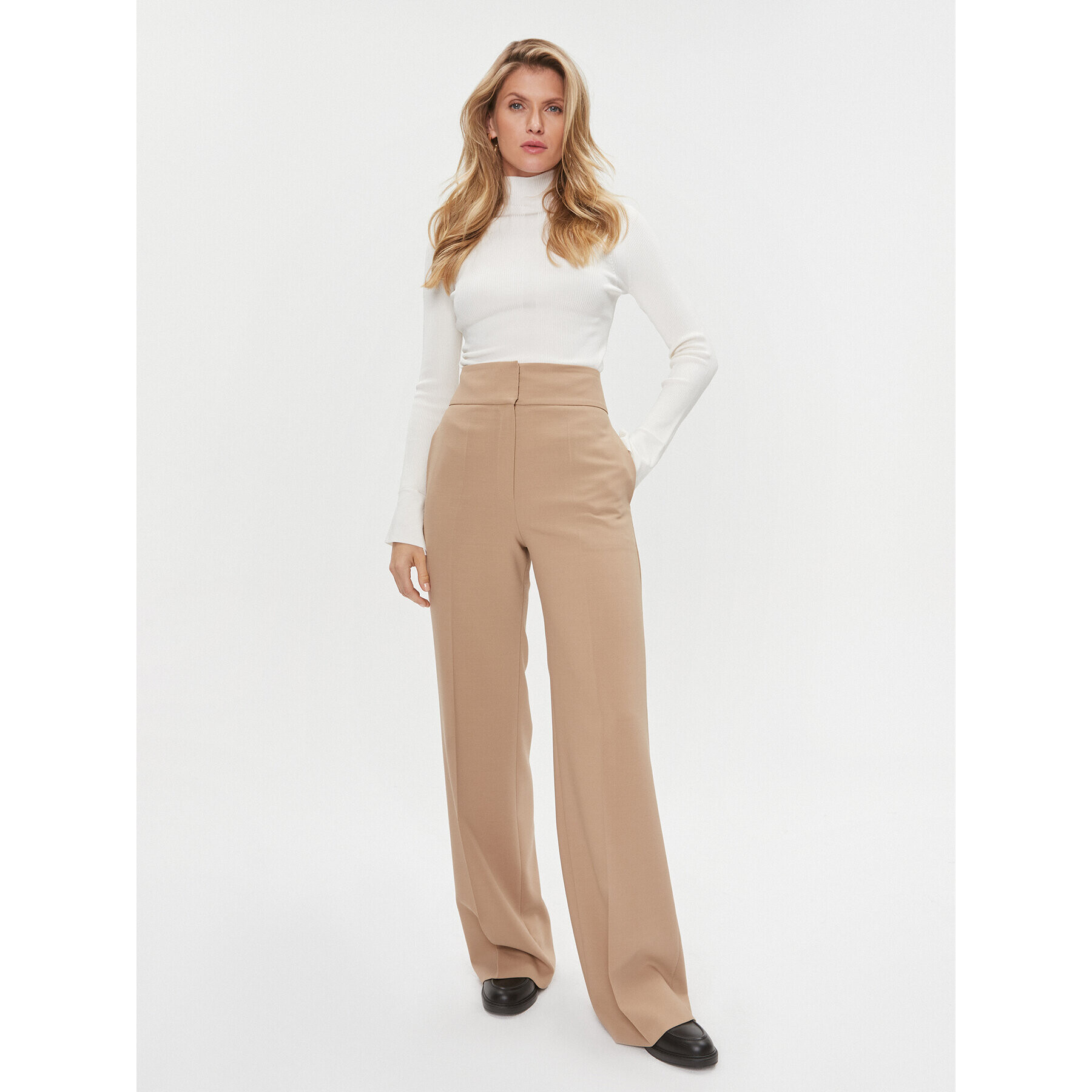Boss Поло 50493851 Бял Slim Fit - Pepit.bg