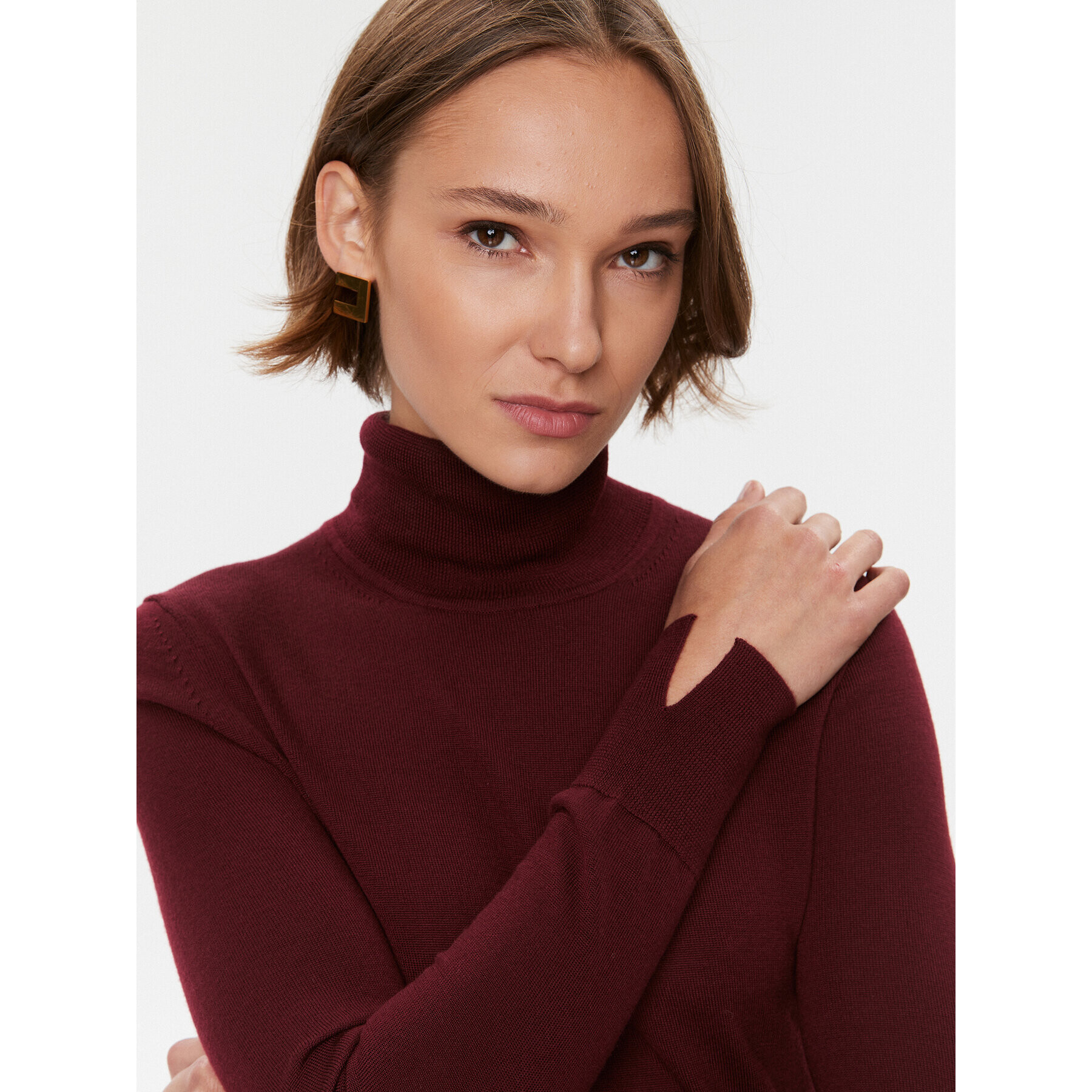 Boss Поло Fasecta 50493846 Бордо Regular Fit - Pepit.bg