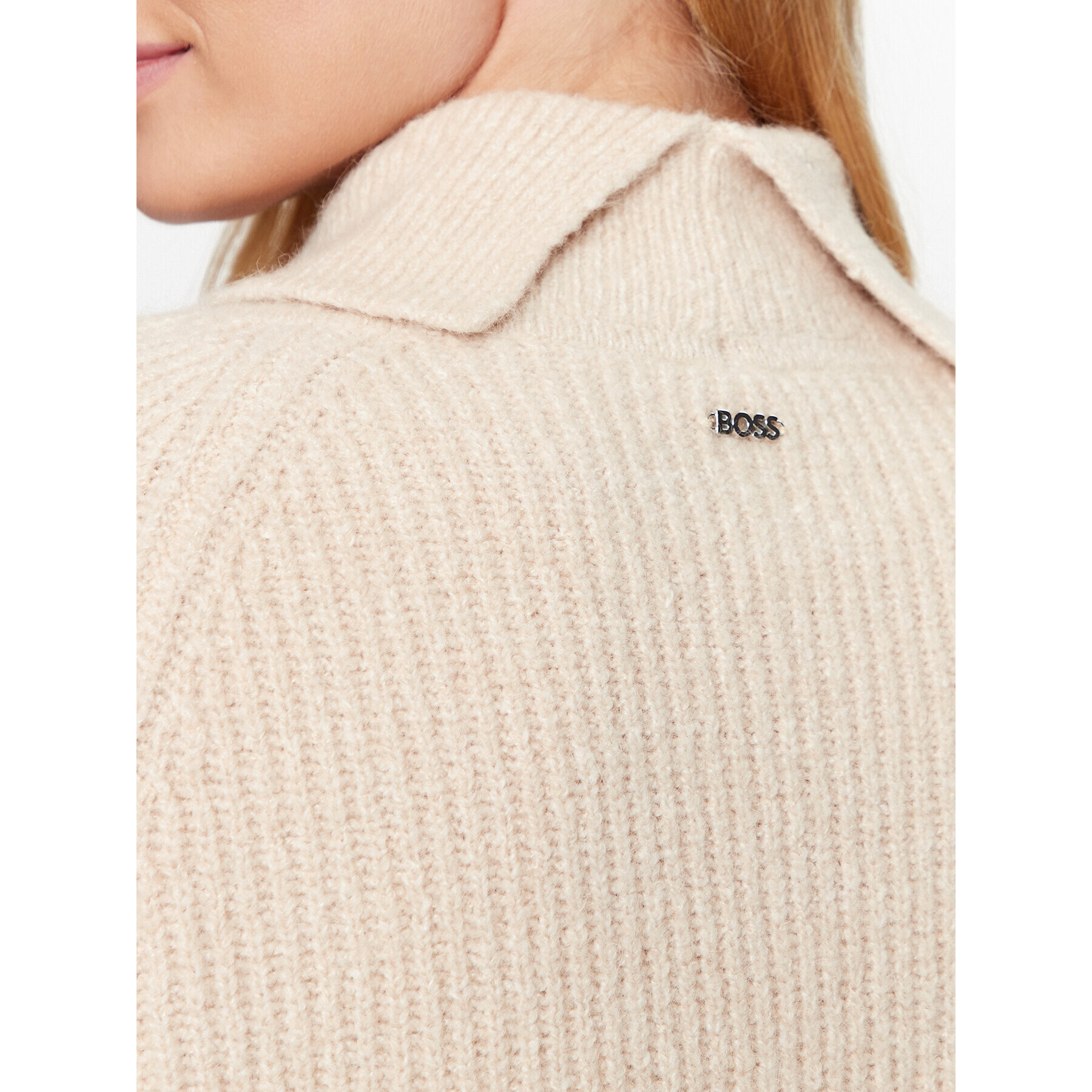 Boss Поло Fieste 50493844 Екрю Regular Fit - Pepit.bg