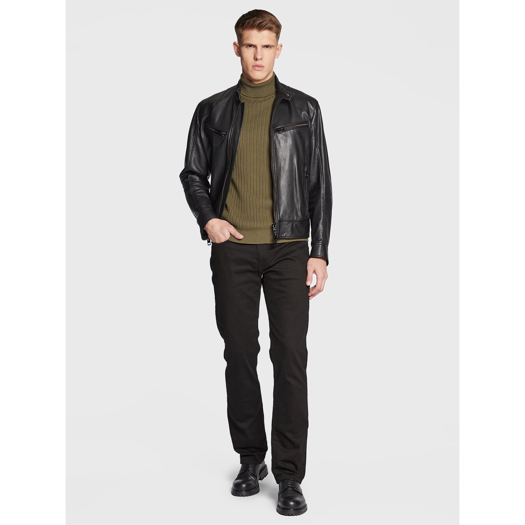 Boss Поло Konowemo 50474860 Зелен Regular Fit - Pepit.bg