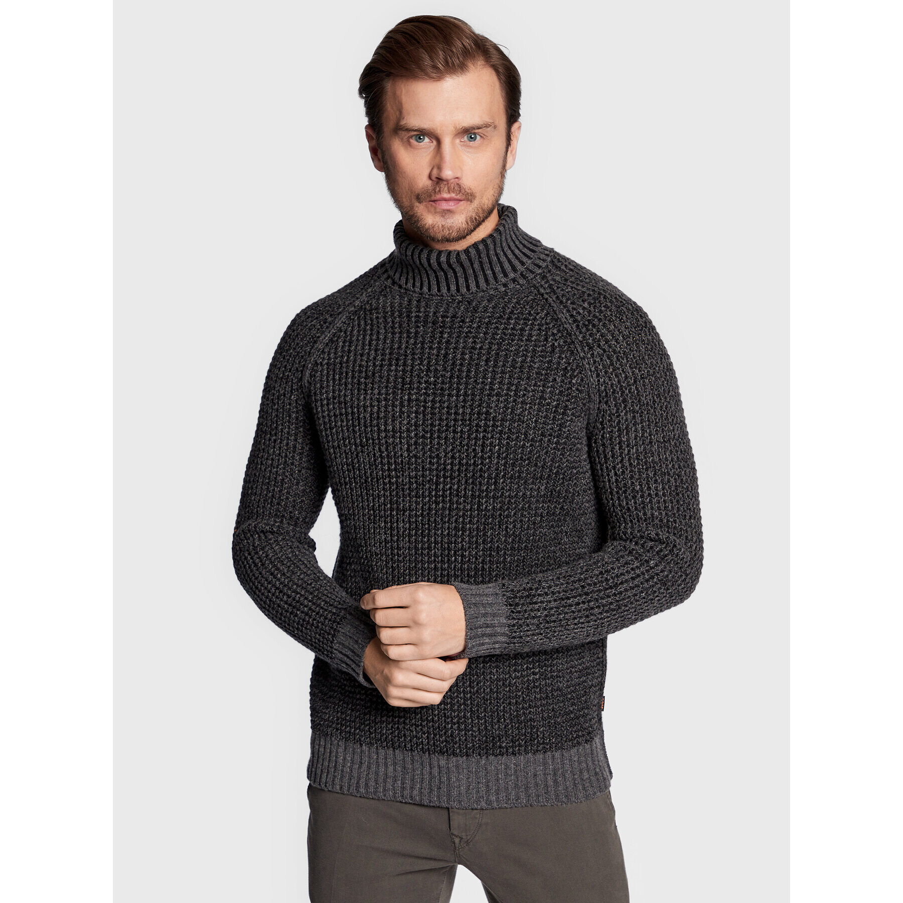 Boss Поло Kurtle 50474886 Сив Regular Fit - Pepit.bg