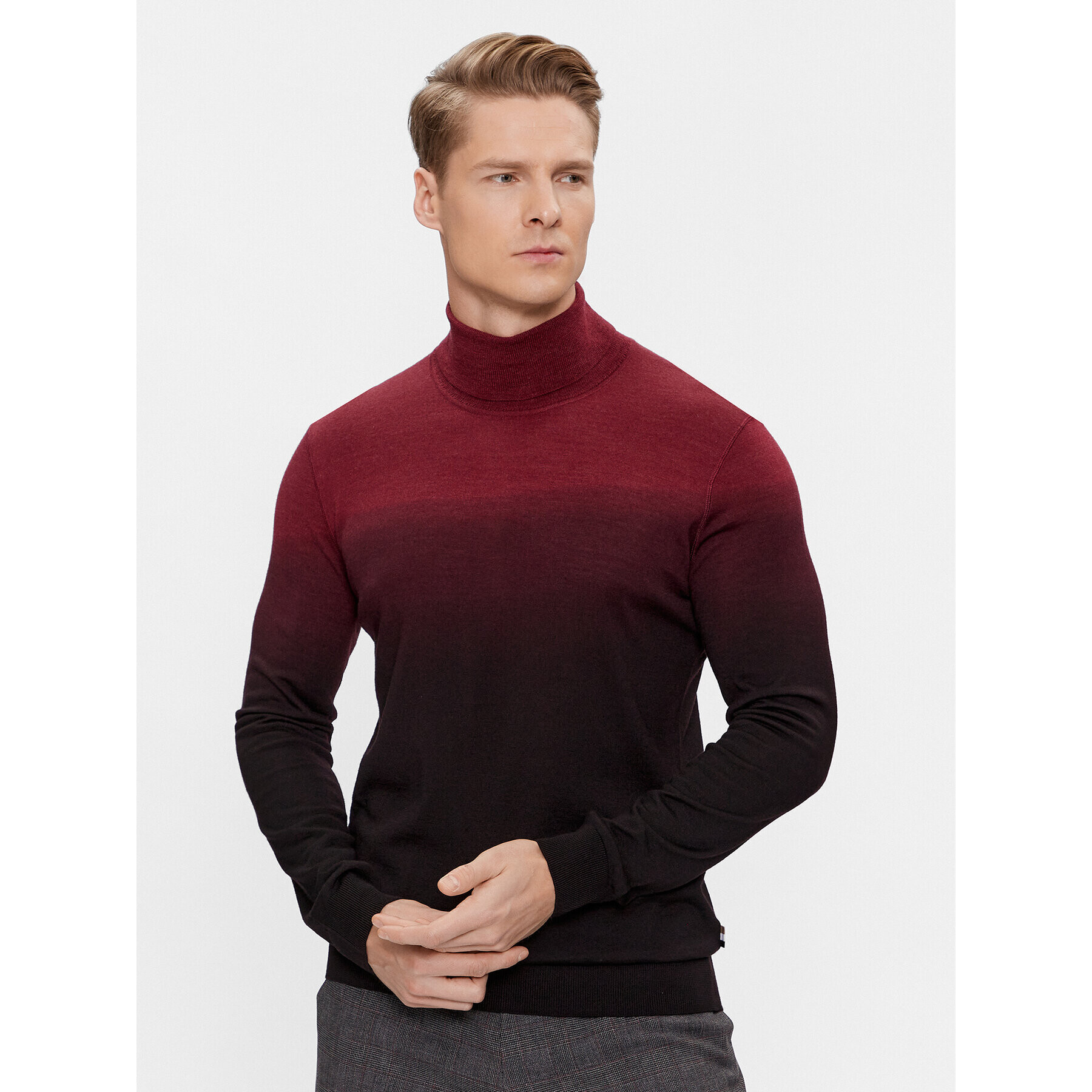 Boss Поло Mandato 50500669 Червен Regular Fit - Pepit.bg