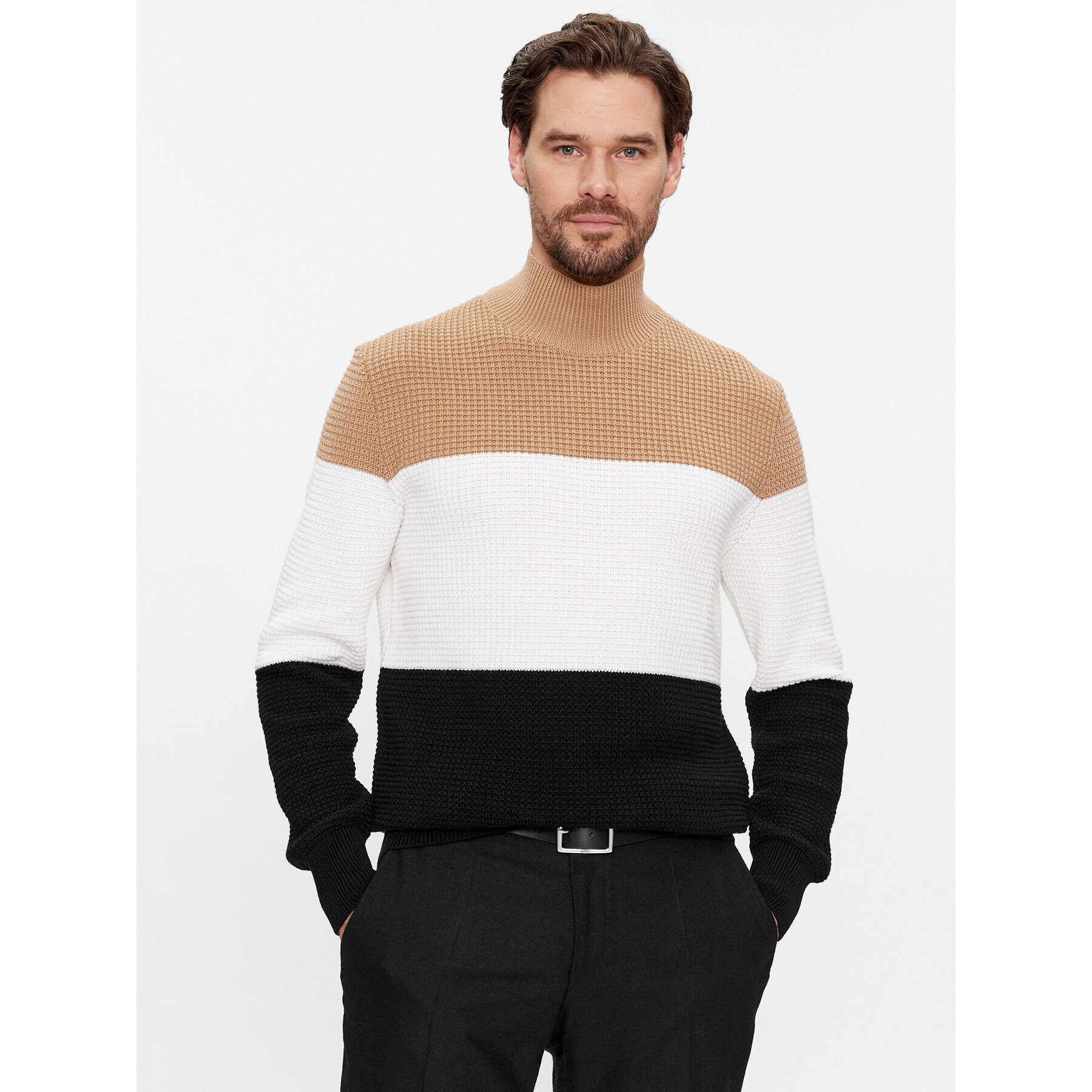 Boss Поло Maurelio 50500656 Черен Regular Fit - Pepit.bg