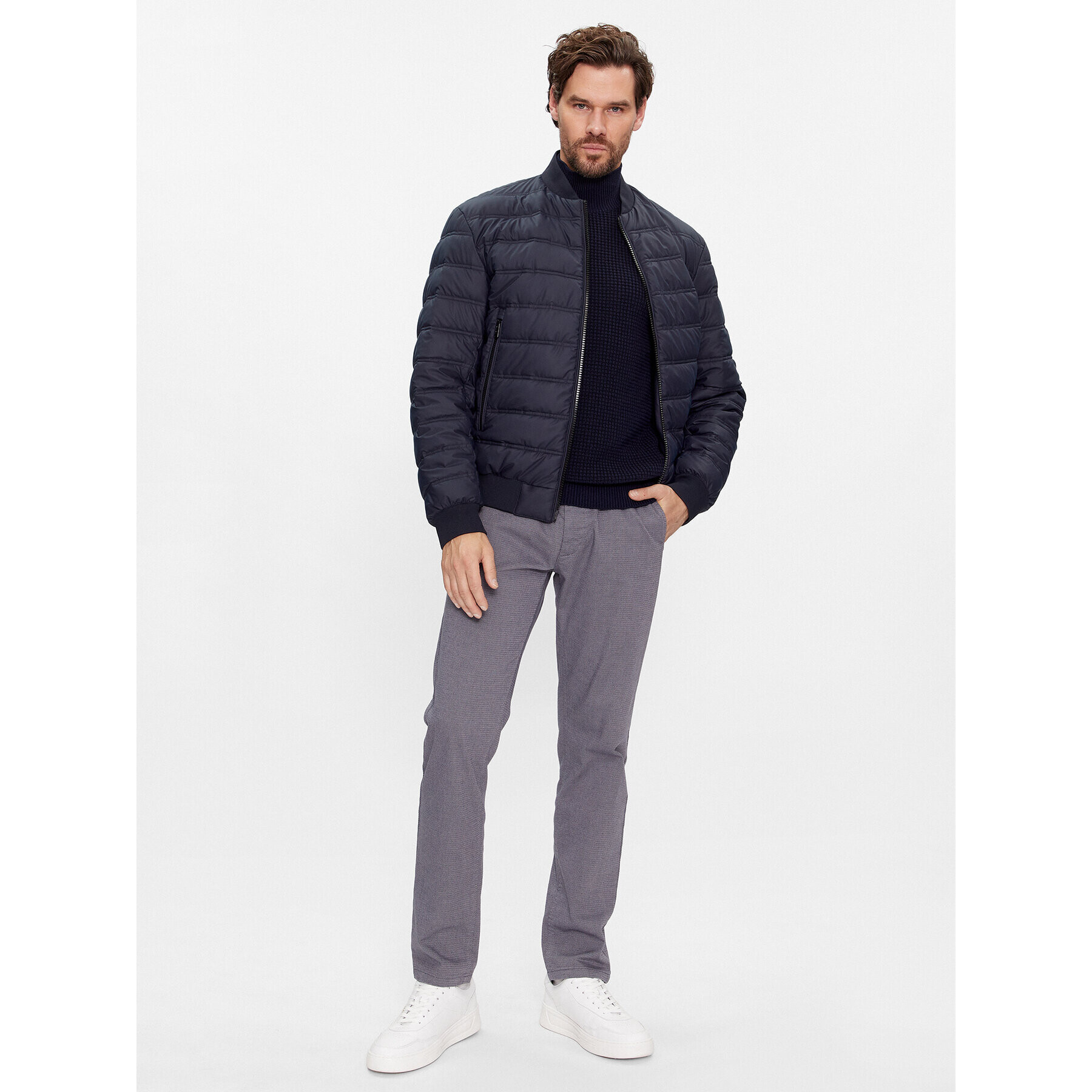 Boss Поло Maurelio 50500656 Тъмносин Regular Fit - Pepit.bg