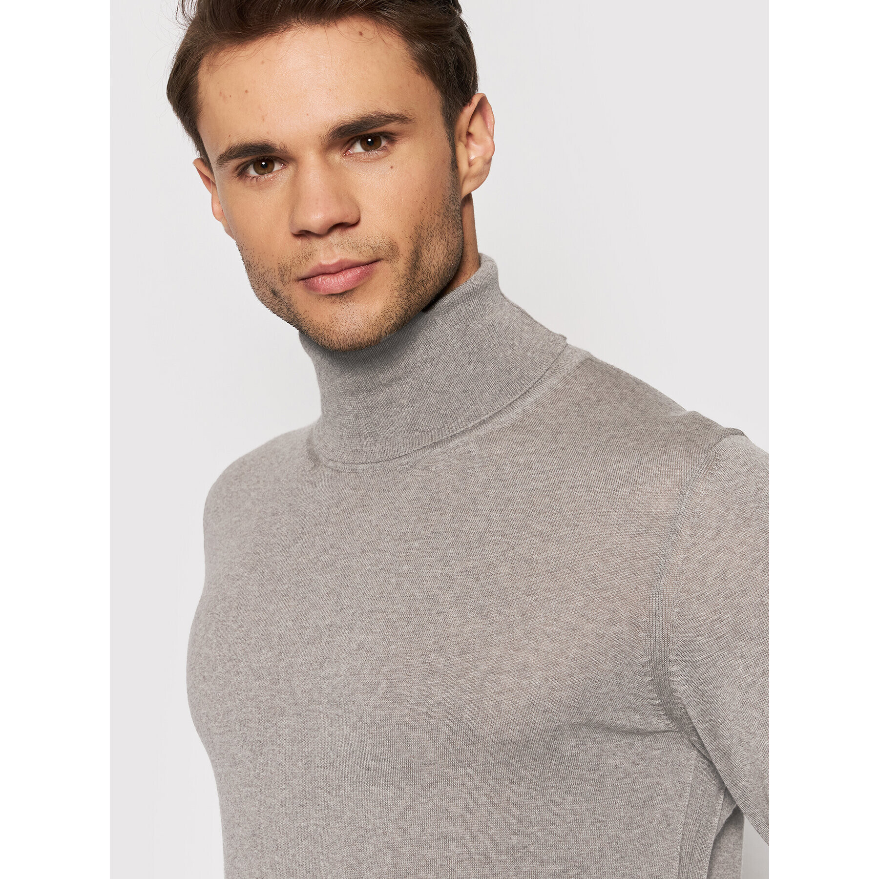 Boss Поло Musso-P 50392083 Кафяв Slim Fit - Pepit.bg