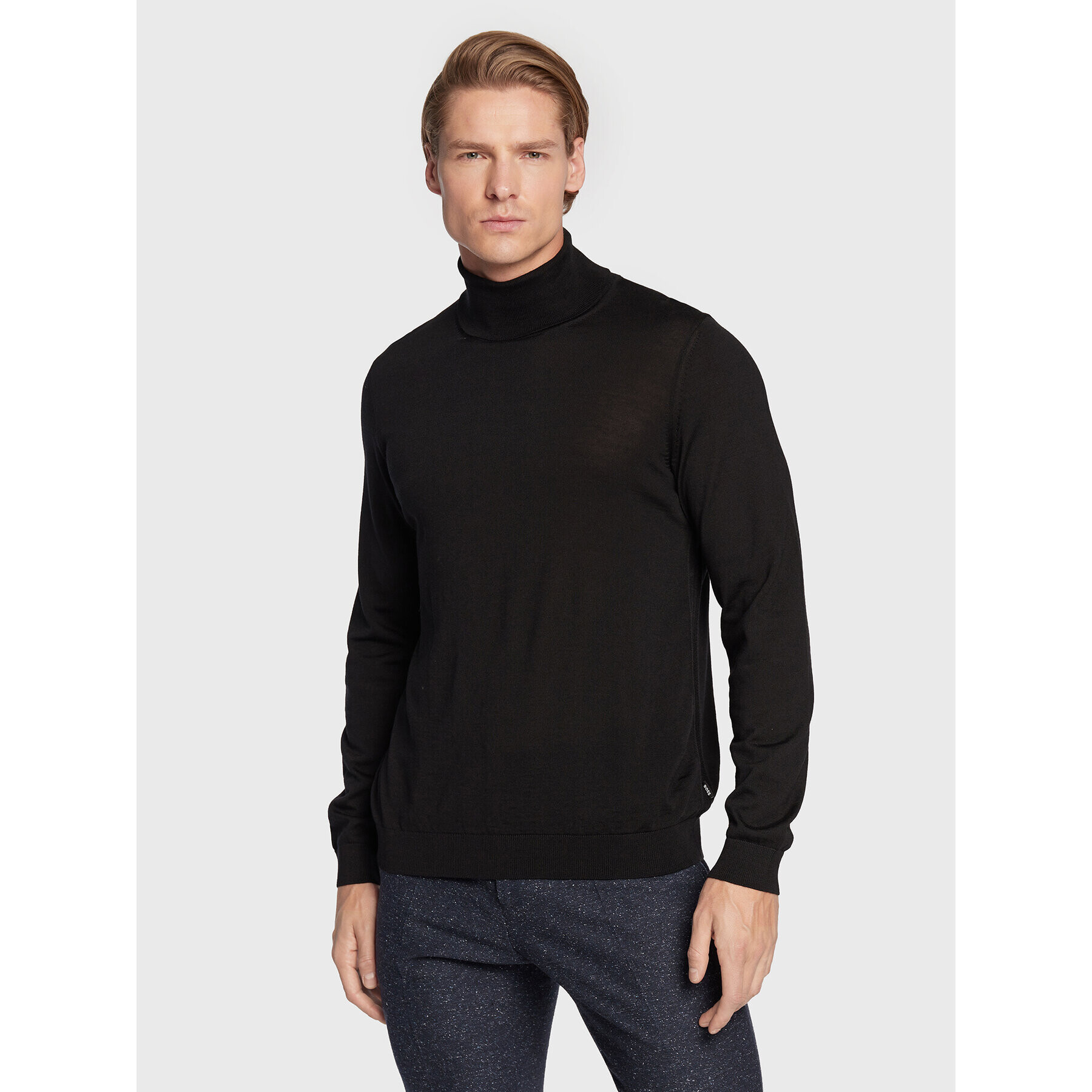 Boss Поло Musso-P 50468262 Черен Slim Fit - Pepit.bg