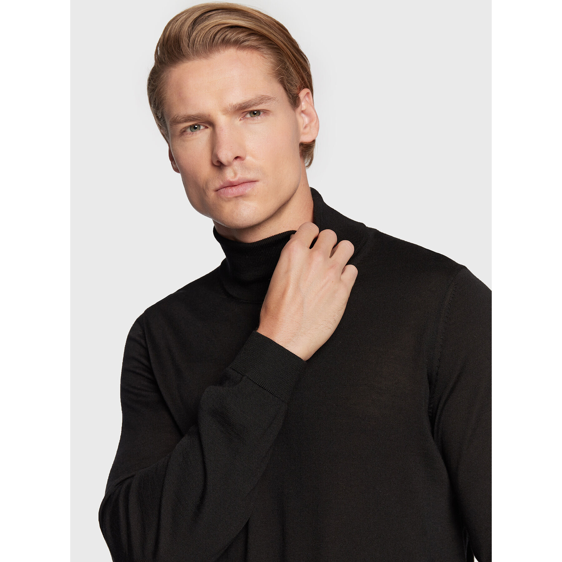 Boss Поло Musso-P 50468262 Черен Slim Fit - Pepit.bg