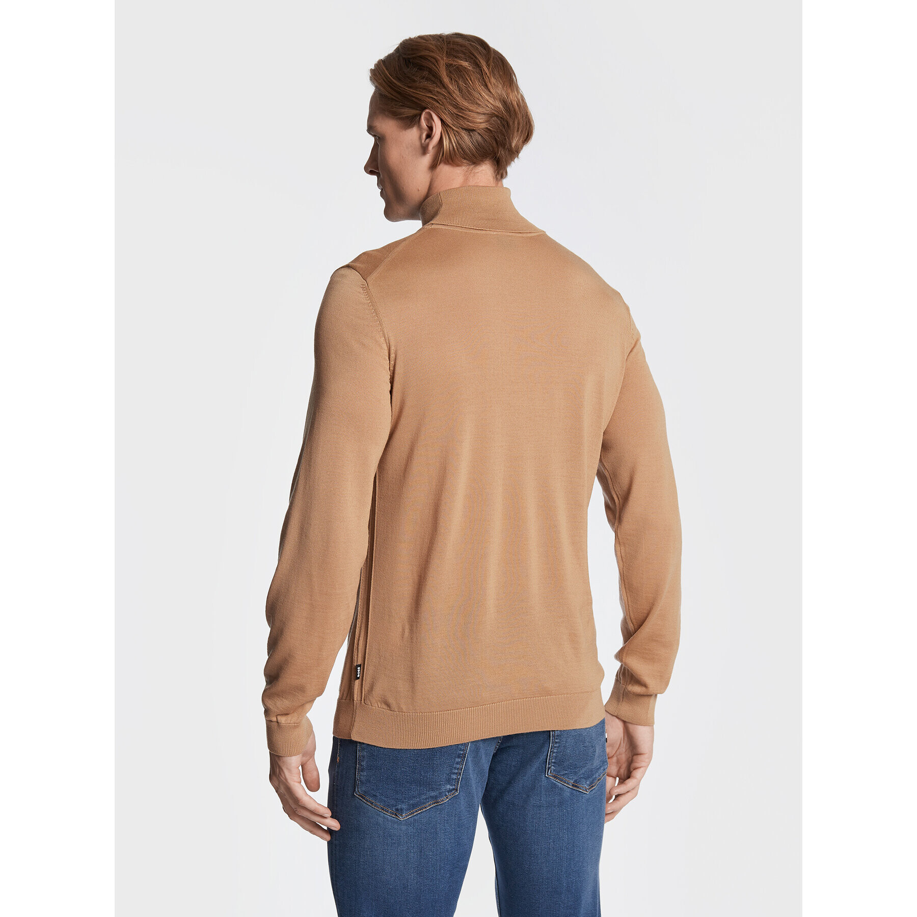 Boss Поло Musso-P 50468262 Кафяв Slim Fit - Pepit.bg