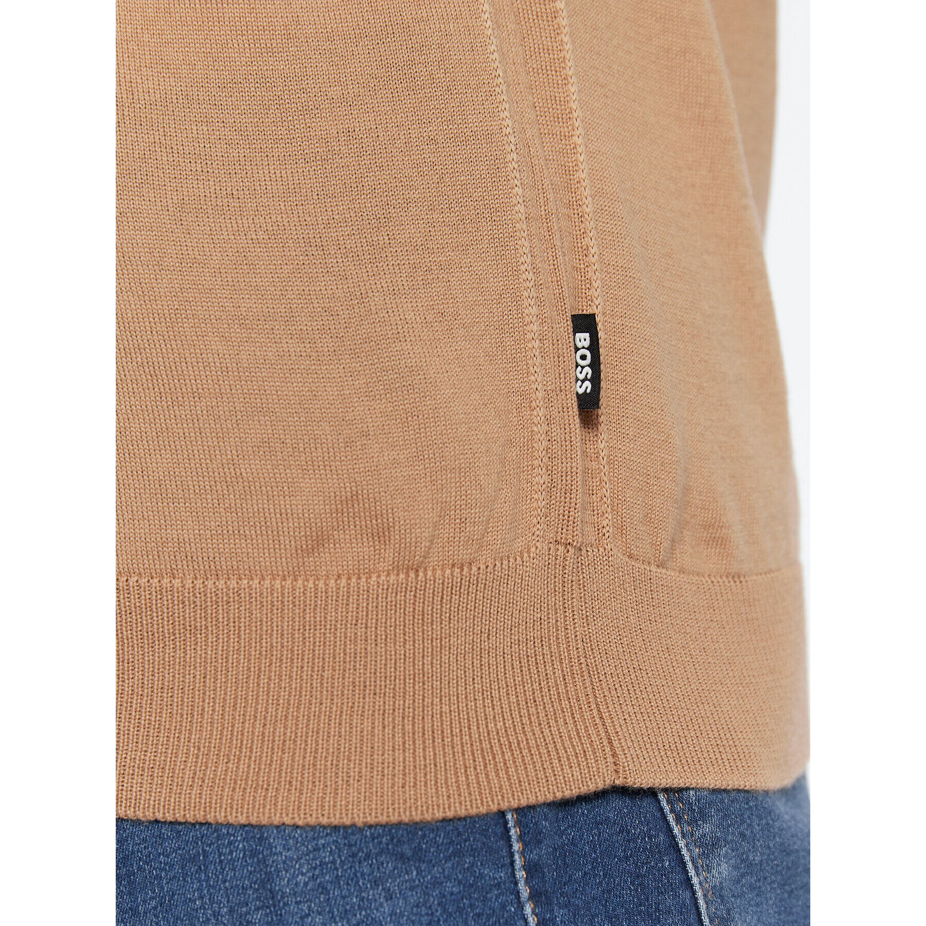 Boss Поло Musso-P 50468262 Кафяв Slim Fit - Pepit.bg