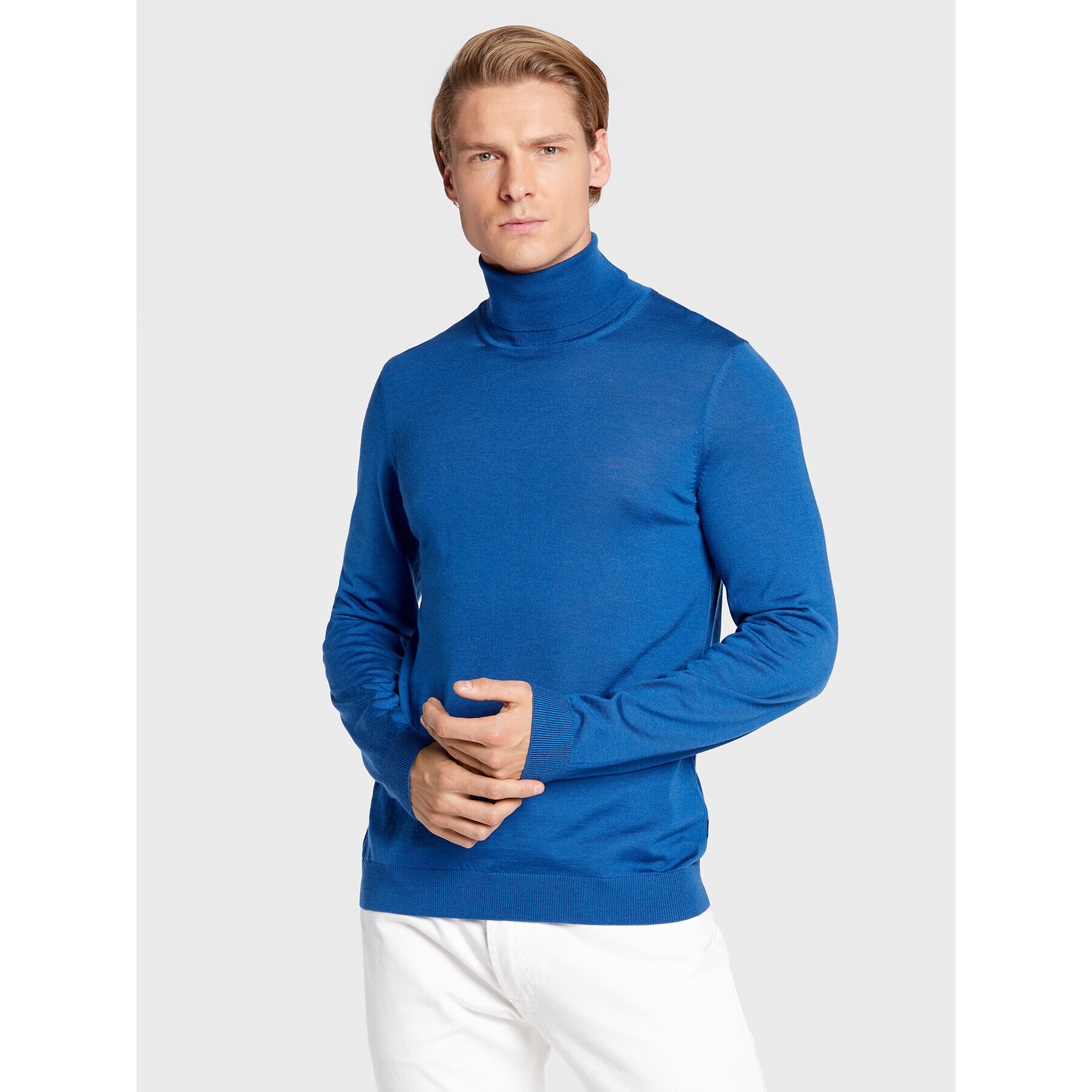 Boss Поло Musso-P 50468262 Син Slim Fit - Pepit.bg