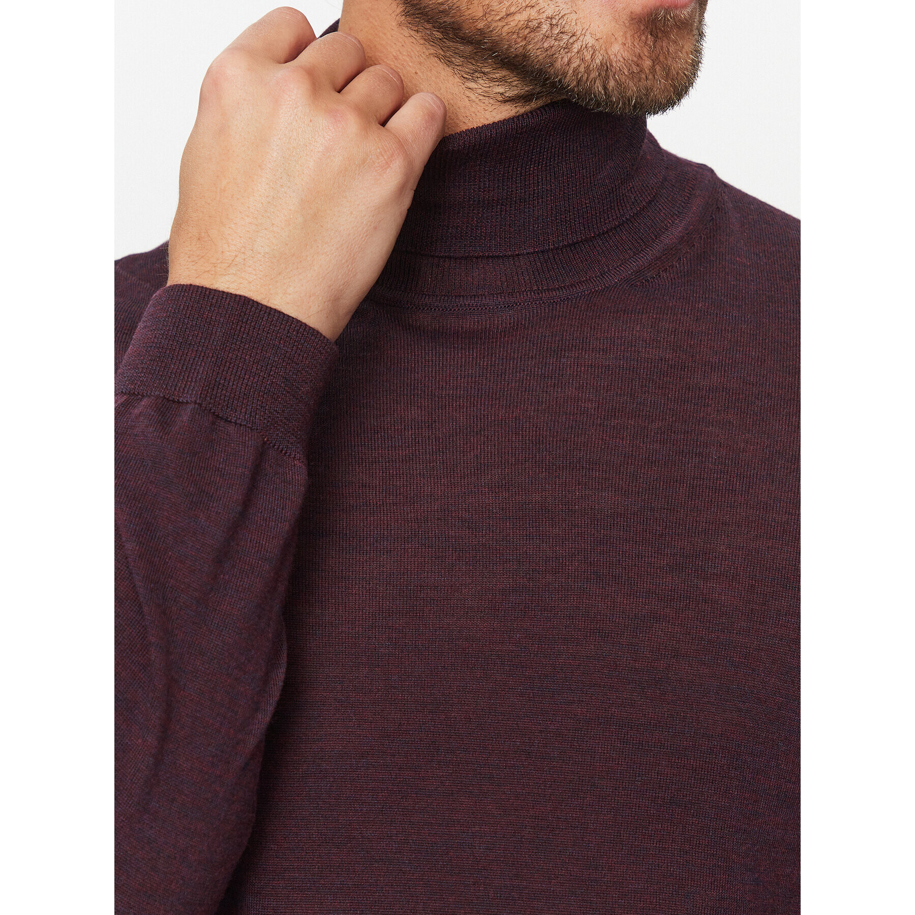 Boss Поло Musso-P DARK RED Бордо Regular Fit - Pepit.bg