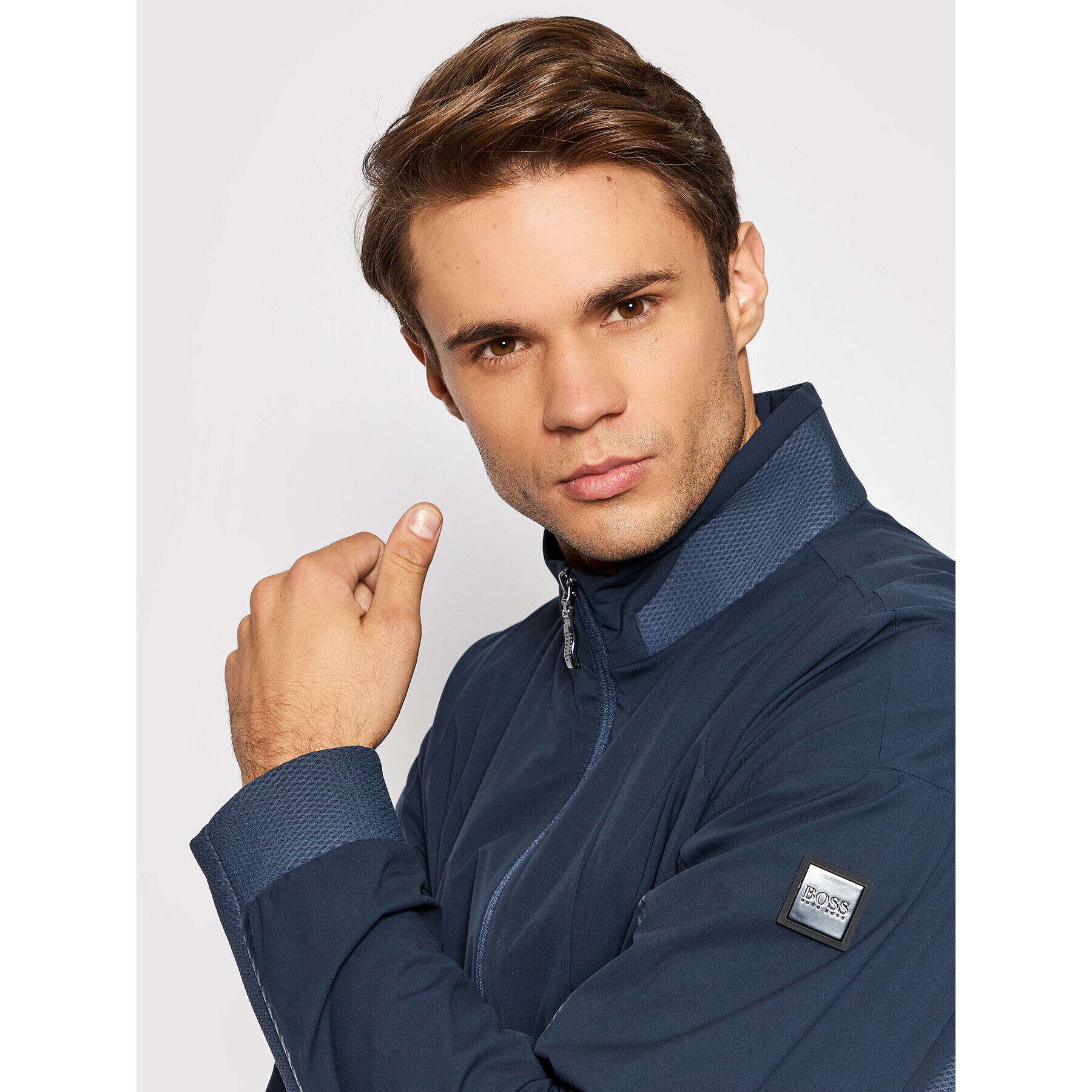Boss Преходно яке J Taurus 50452079 Тъмносин Regular Fit - Pepit.bg