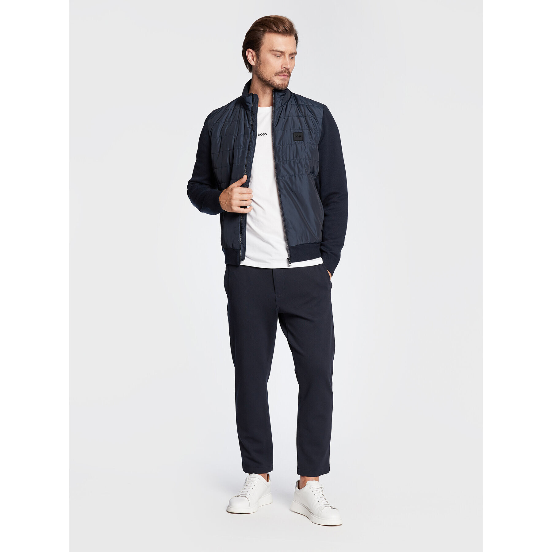 Boss Преходно яке Lavando 50477345 Тъмносин Regular Fit - Pepit.bg