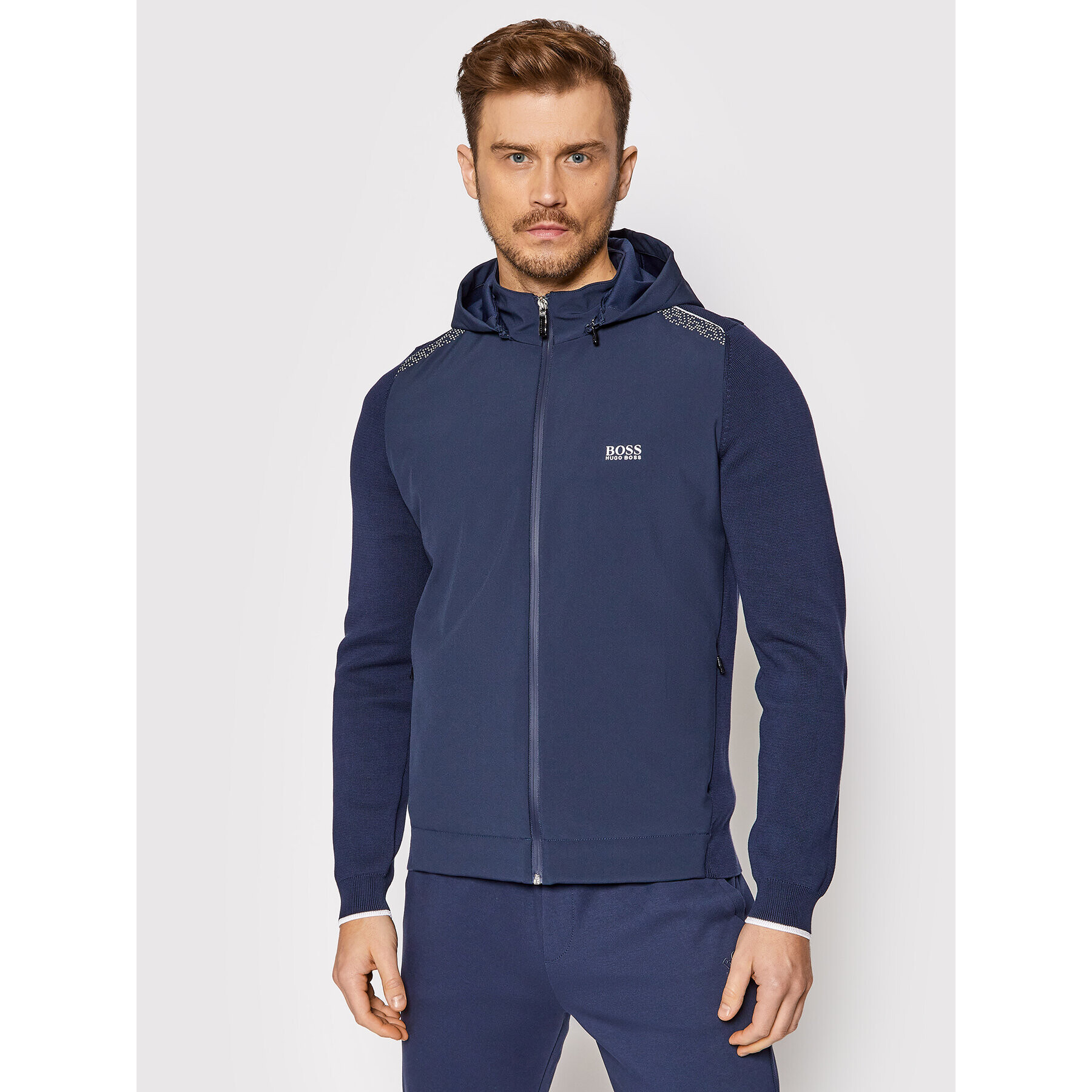 Boss Преходно яке Maxeo 50456129 Тъмносин Regular Fit - Pepit.bg