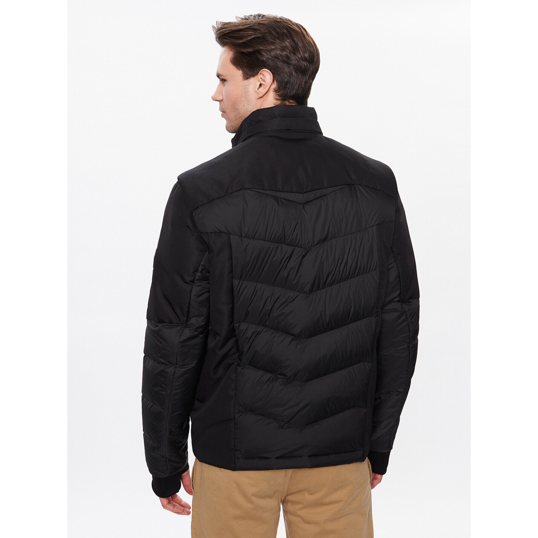 Boss Преходно яке 50482326 Черен Regular Fit - Pepit.bg