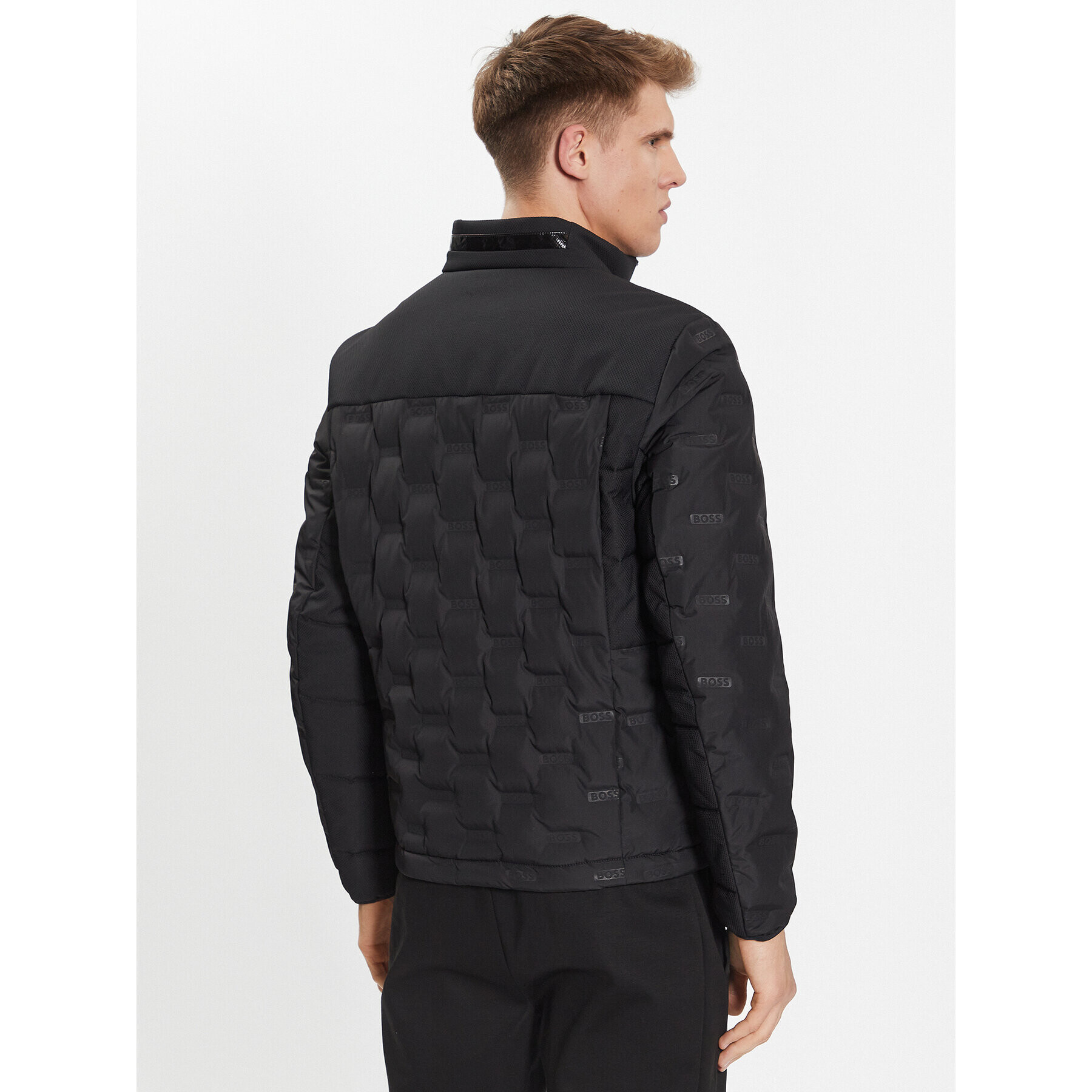 Boss Преходно яке 50485935 Черен Regular Fit - Pepit.bg
