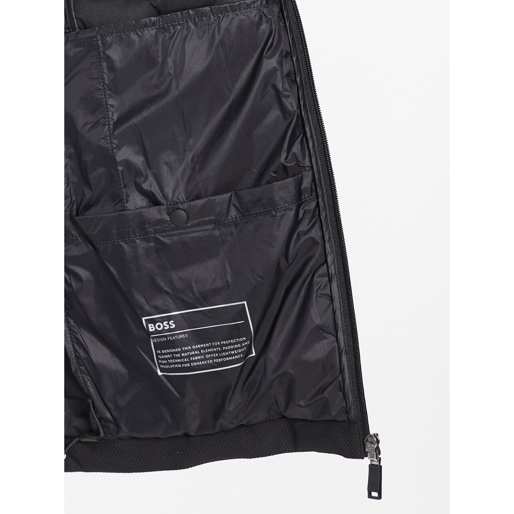 Boss Преходно яке 50485935 Черен Regular Fit - Pepit.bg