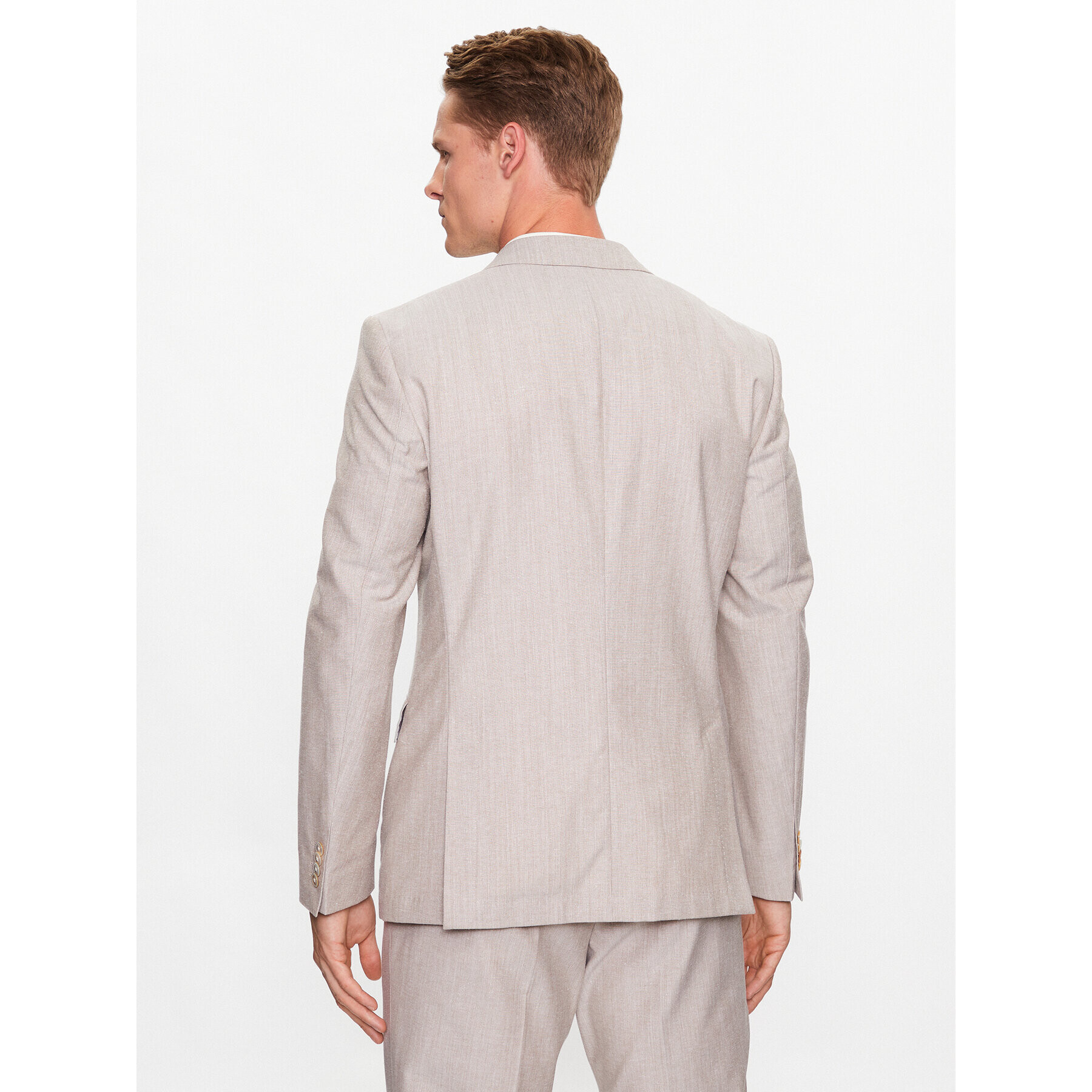 Boss Сако 50489400 Бежов Slim Fit - Pepit.bg