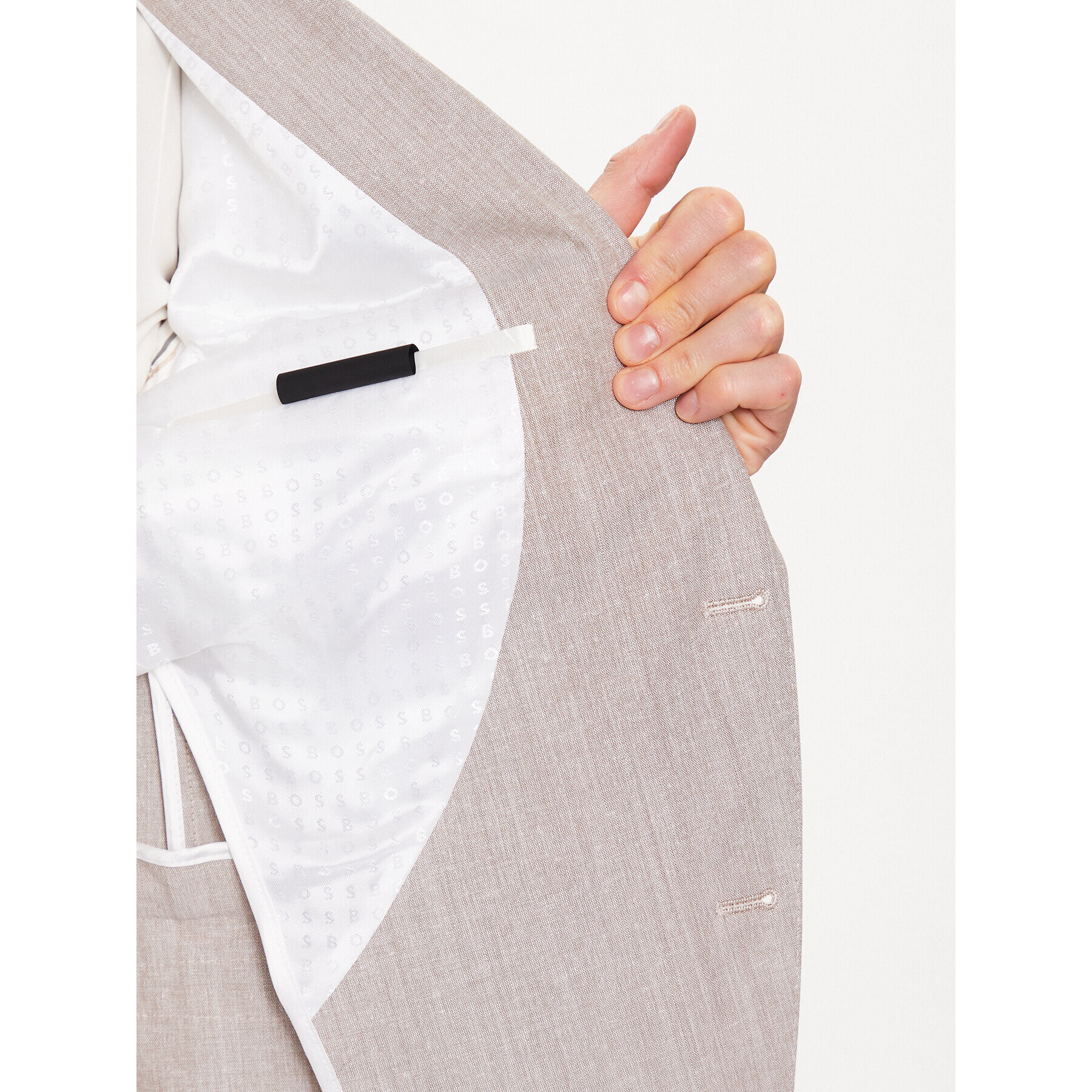 Boss Сако 50489400 Бежов Slim Fit - Pepit.bg