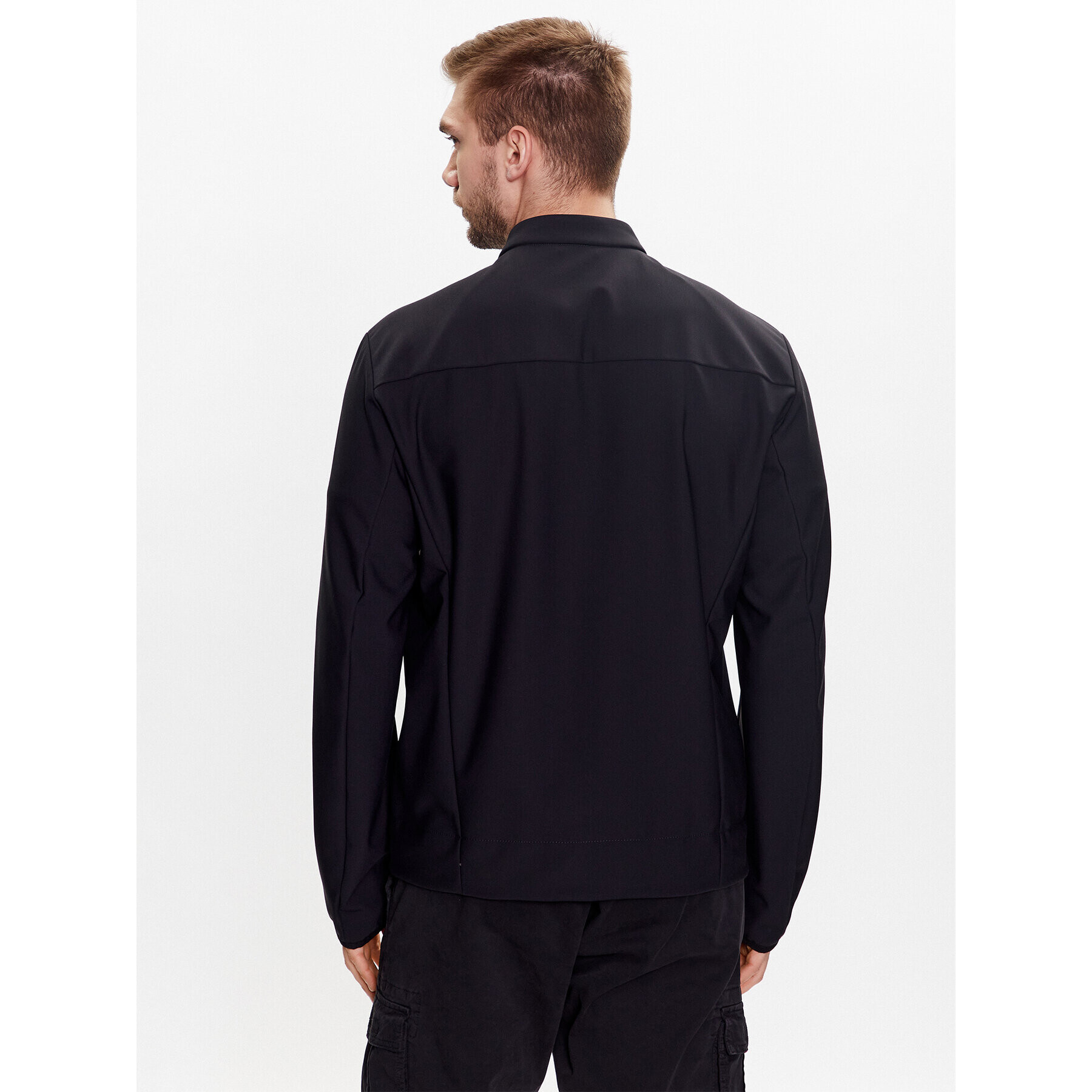 Boss Преходно яке 50491904 Черен Regular Fit - Pepit.bg