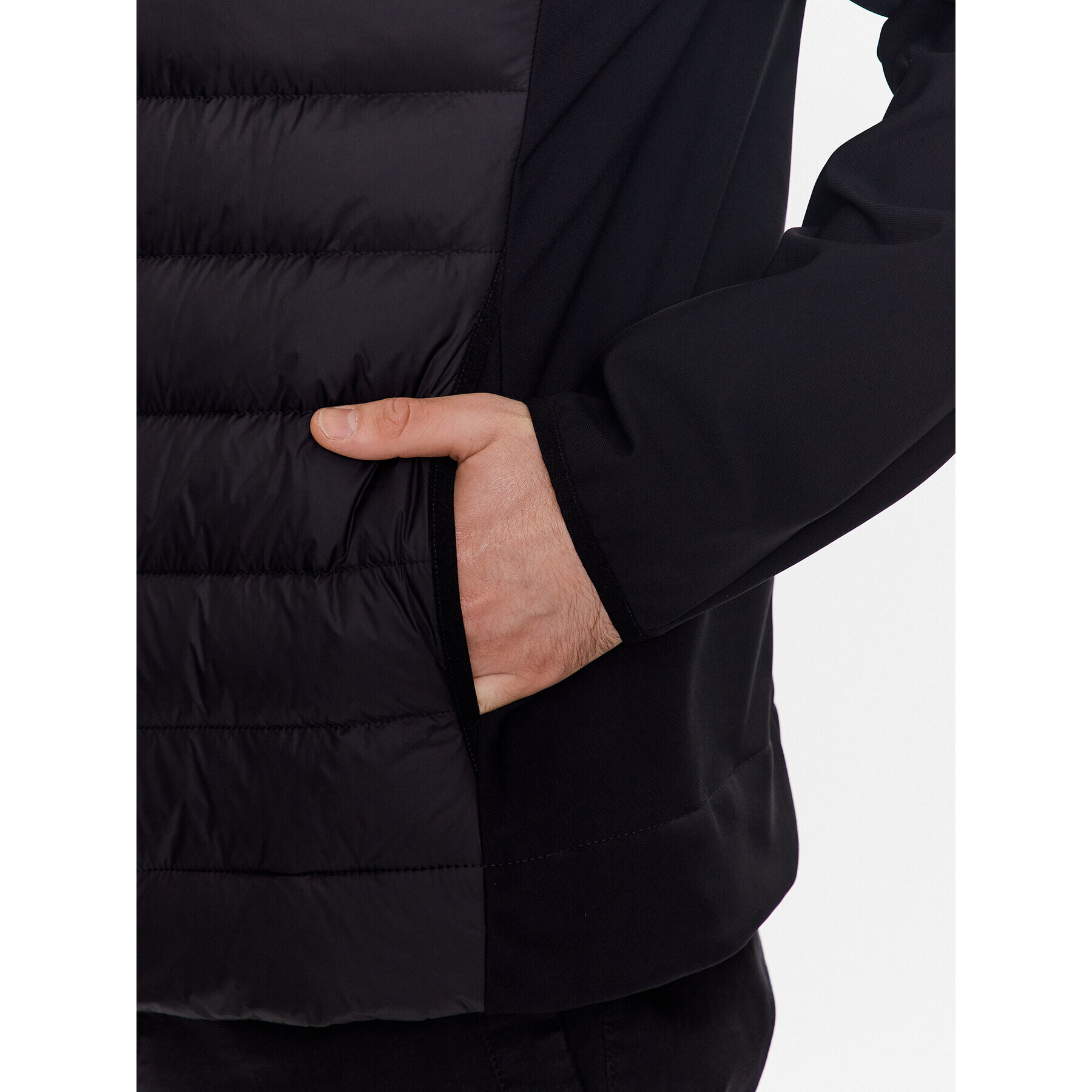 Boss Преходно яке 50491904 Черен Regular Fit - Pepit.bg