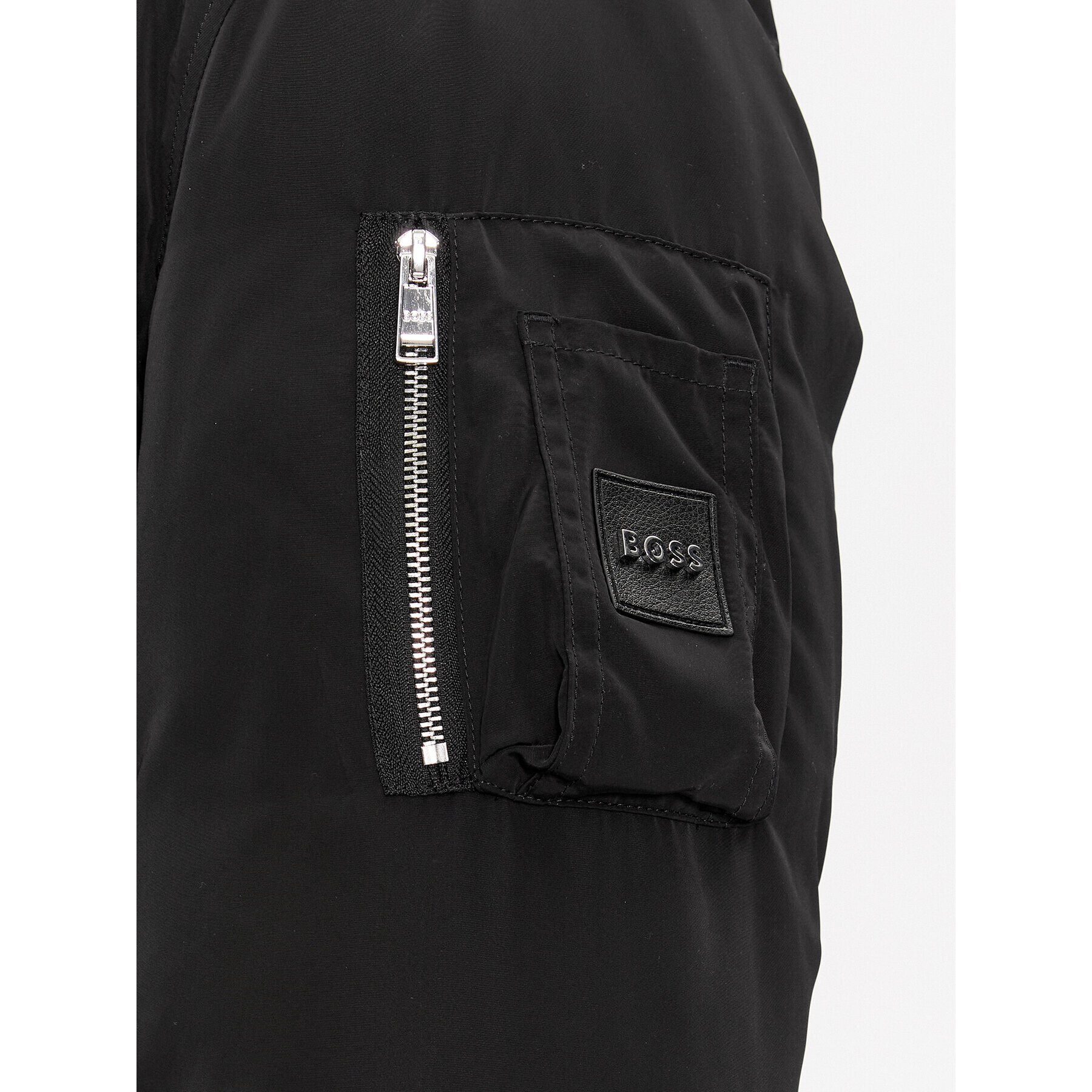 Boss Преходно яке Calliano 50498199 Черен Regular Fit - Pepit.bg