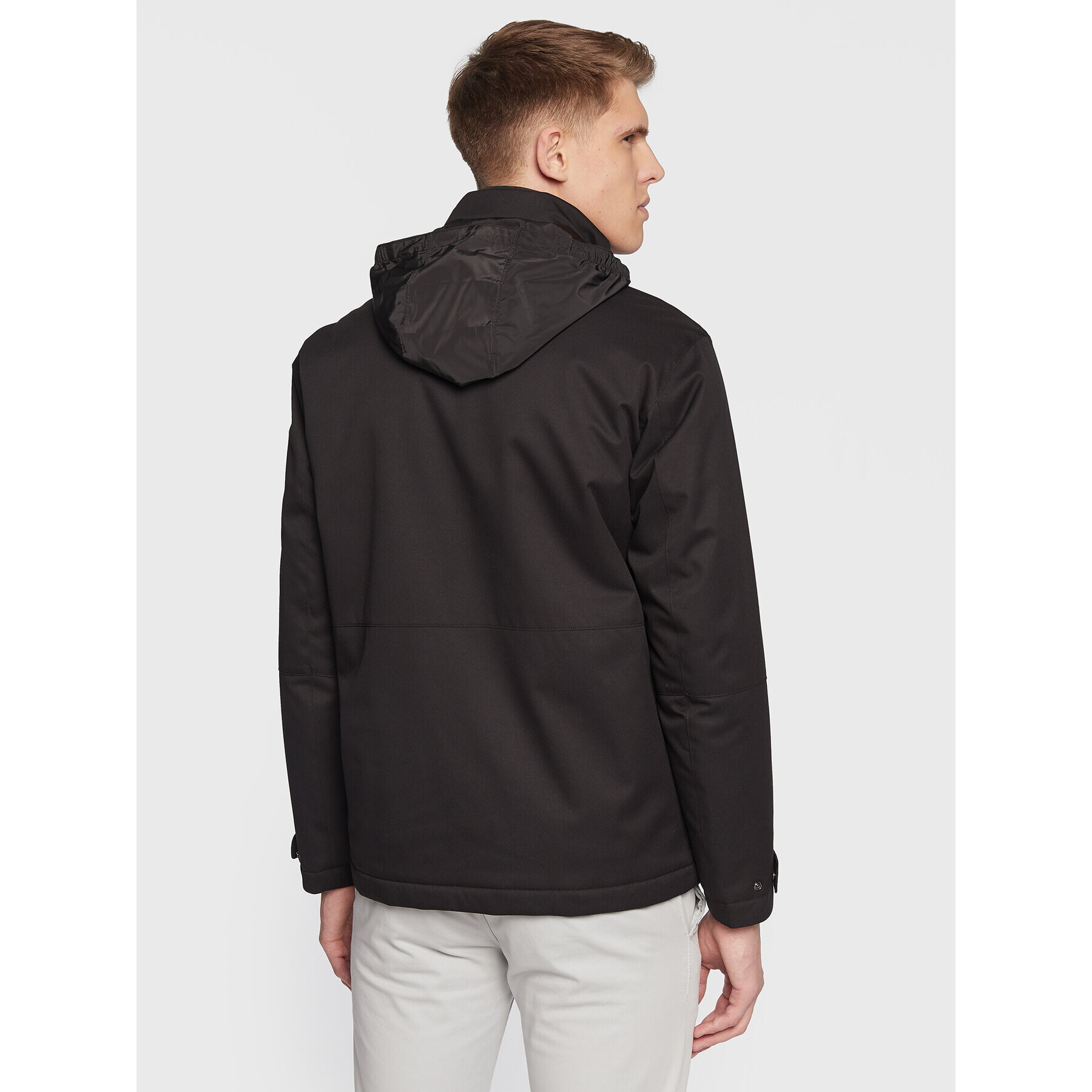 Boss Преходно яке Cundel 50481131 Черен Regular Fit - Pepit.bg